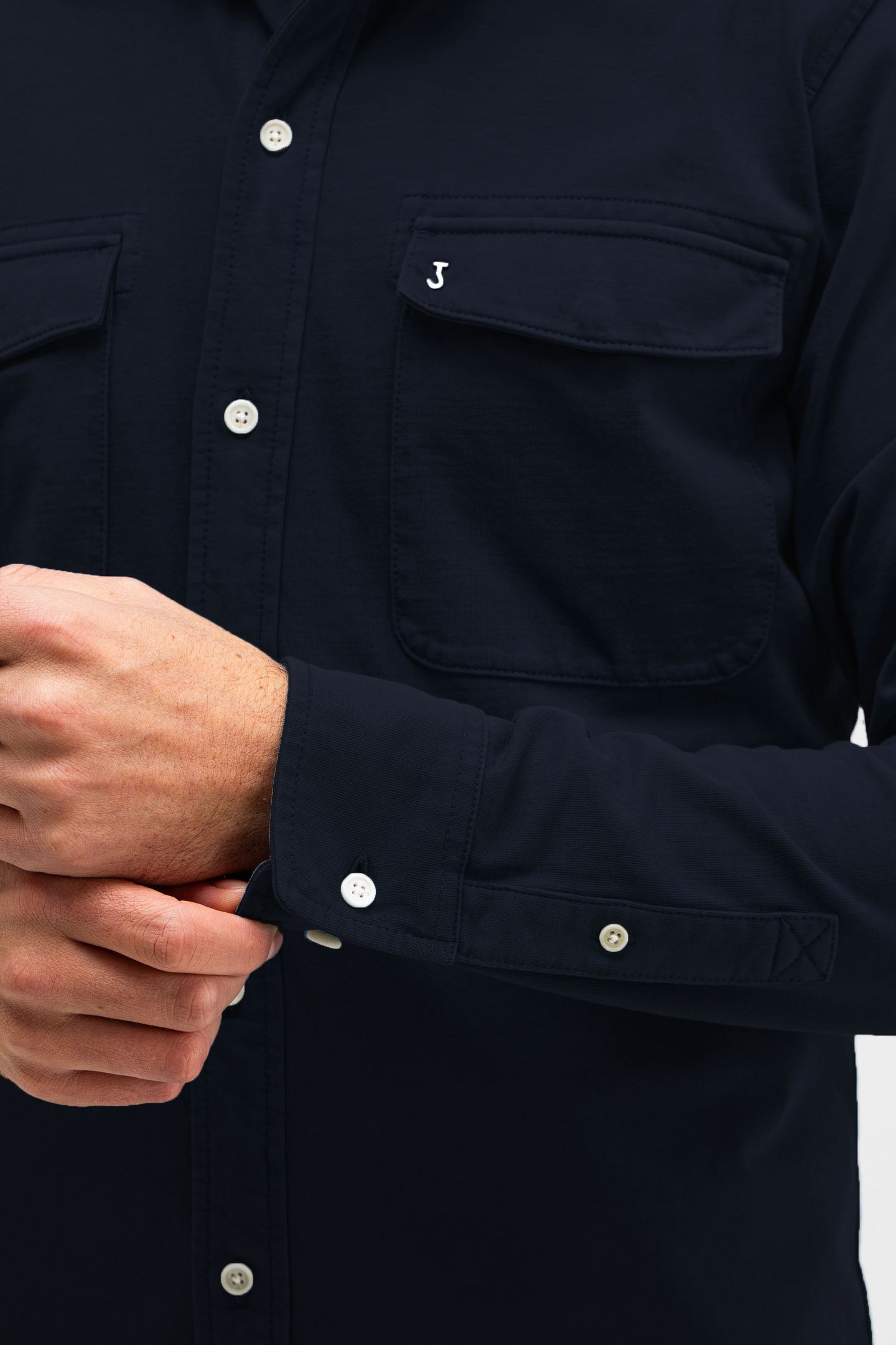 FINN POCKET JERSEY OVERSHIRT ALASKA BLUE 5
