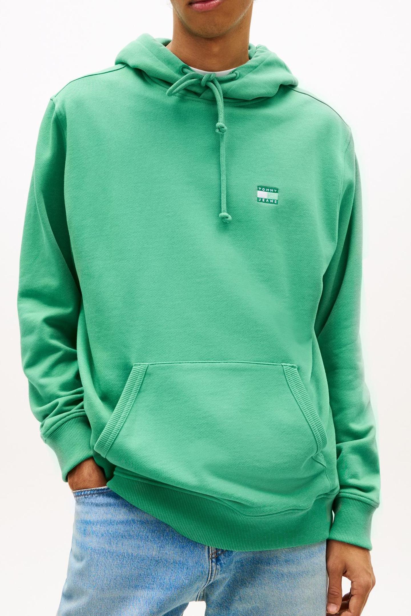 REGULAR BADGE HOODIE BAHAMA GREEN HTR 1