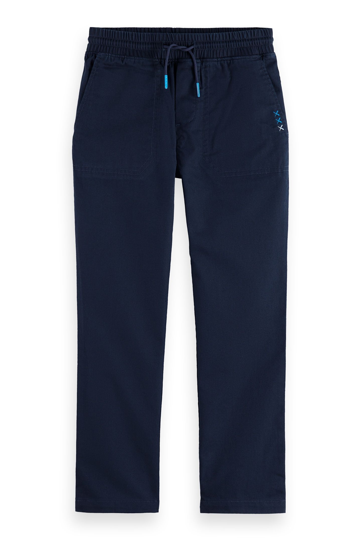 BOYS RELAXED-FIT TWILL WORKER JOGGER SKY CAPTAIN 1