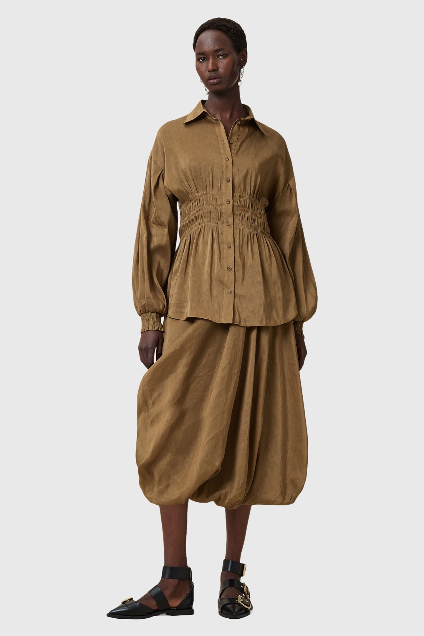 STACI SHIRT BREEN BROWN 1