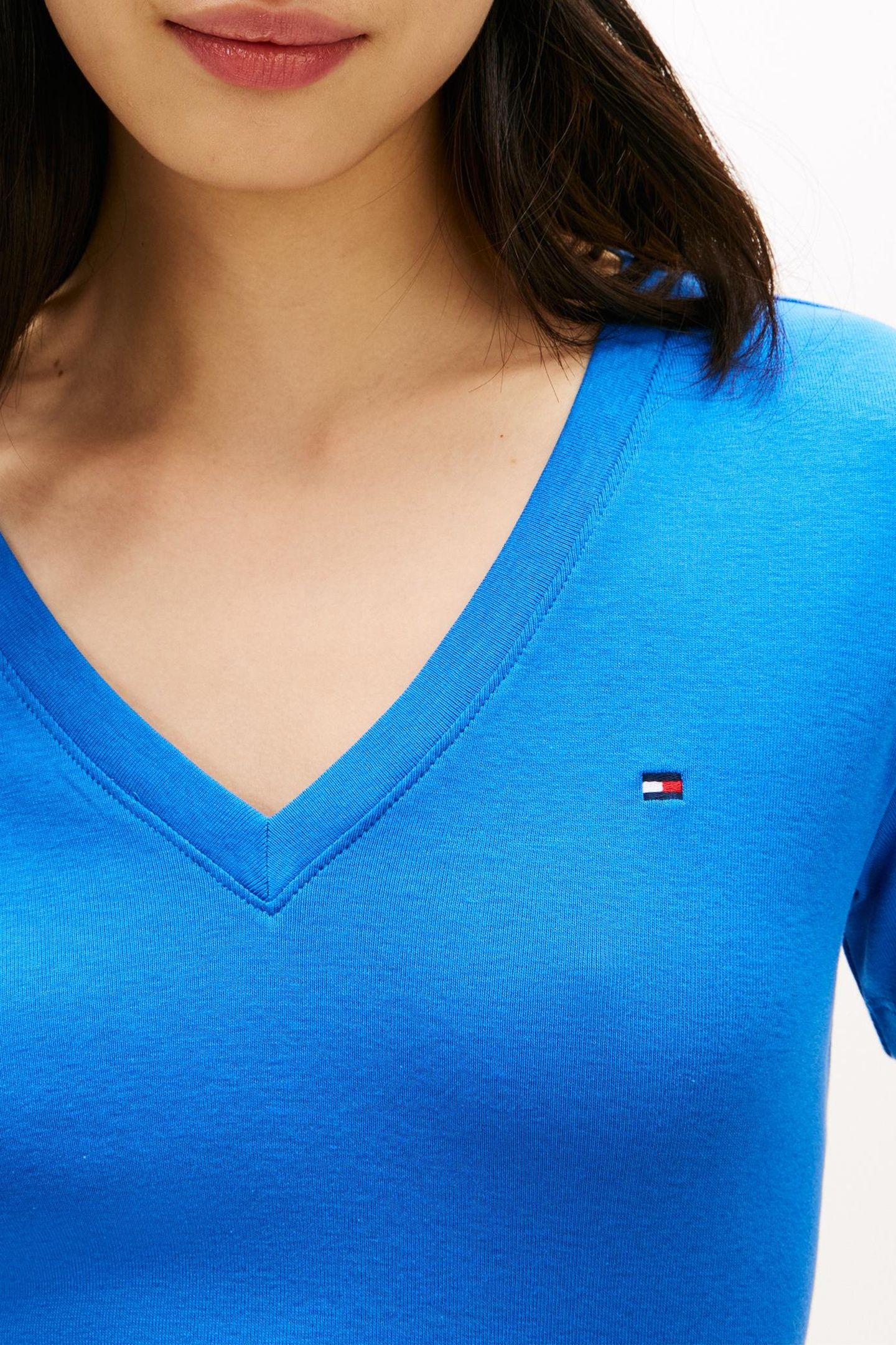 SLIM CODY V-NECK SS BLUE ORBIT 5