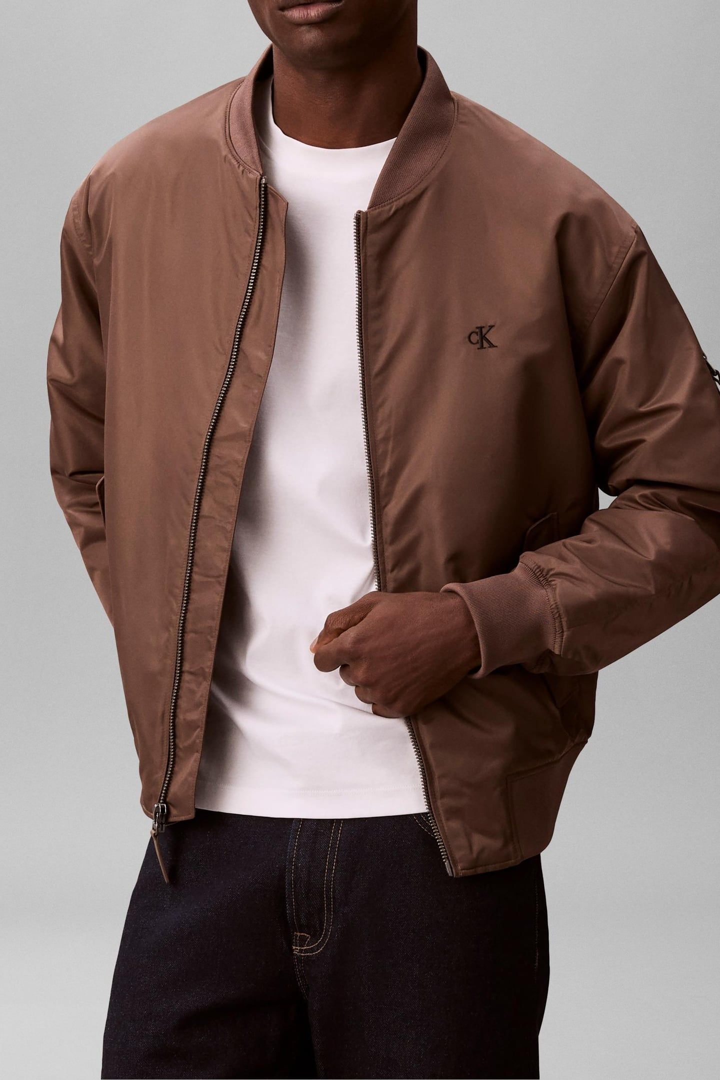 LONG SLEEVE JEANS HERO BOMBER JACKET WARM OAK 1