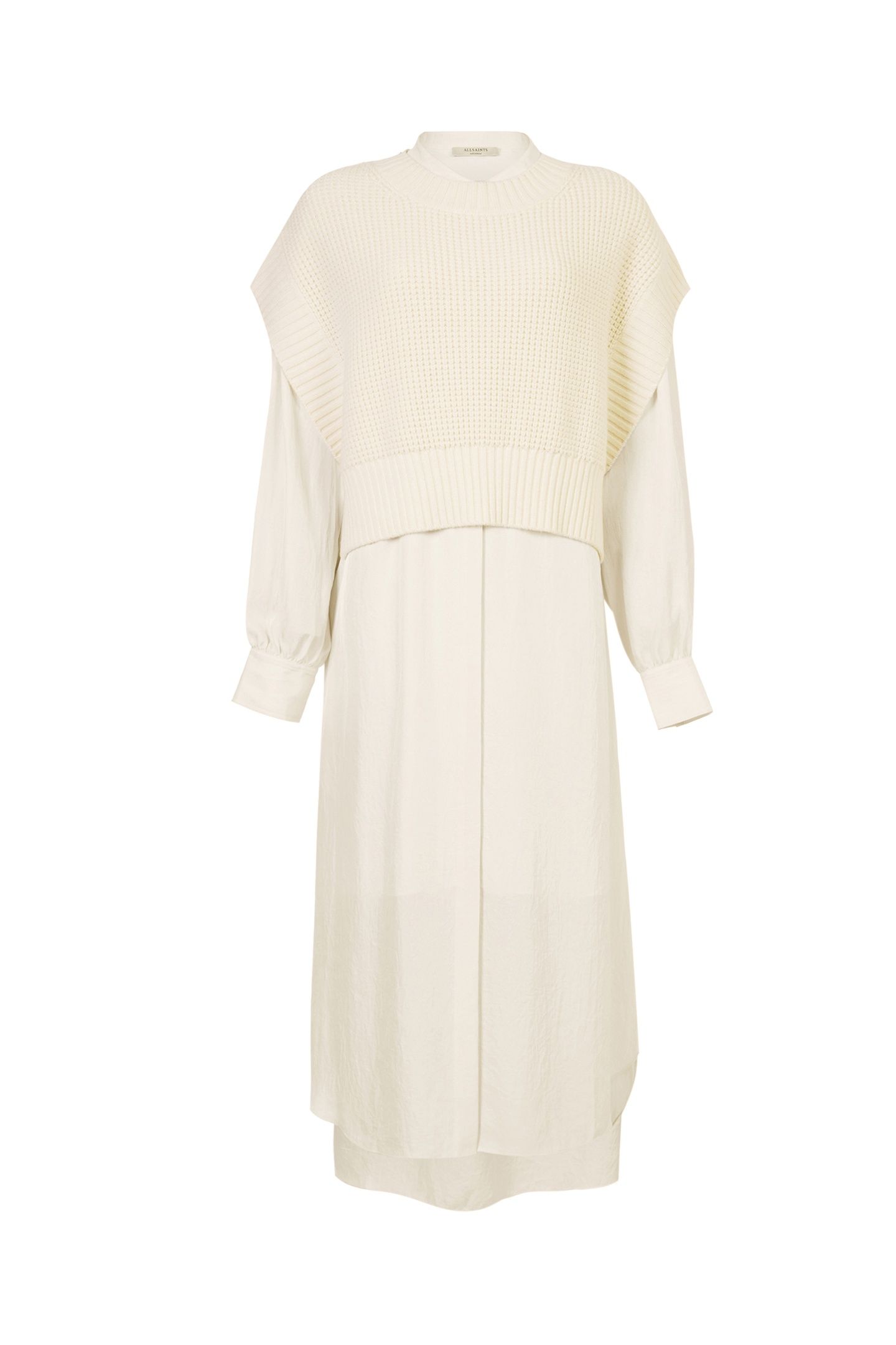 AGA SHIRT DRESS IVORY WHITE 7