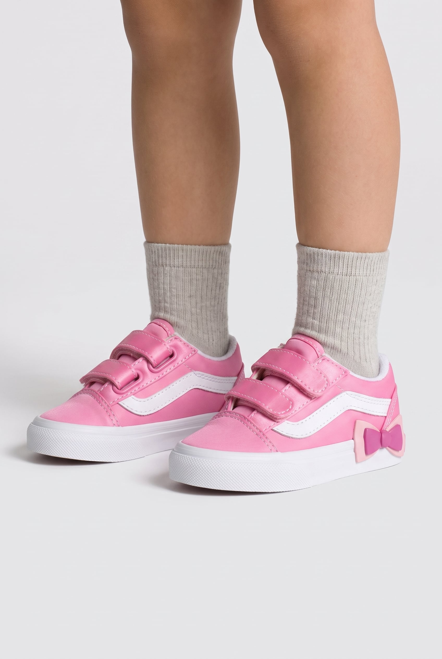TODDLER OLD SKOOL V BOW PINK 3