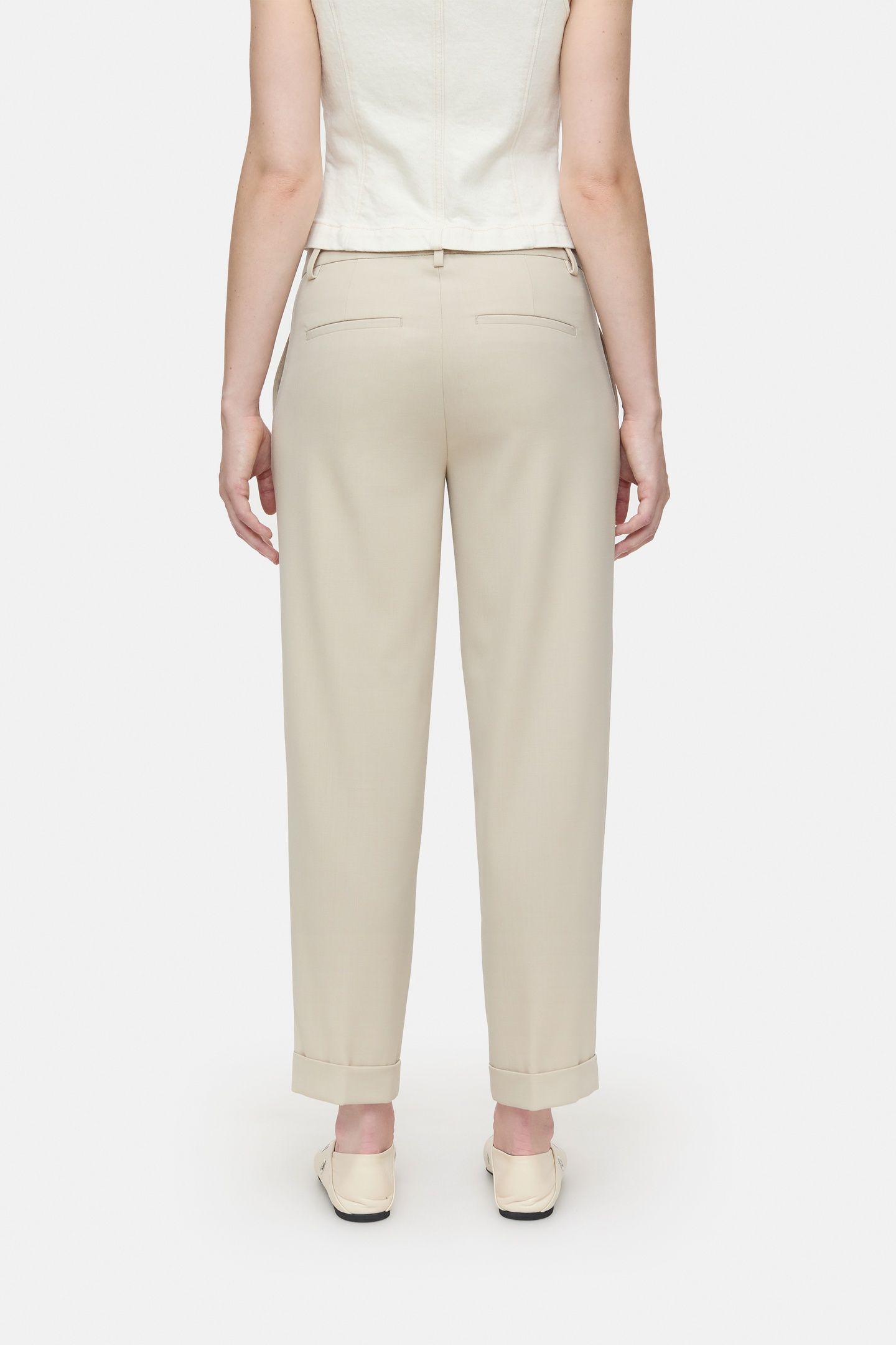 AUCKLEY PANTS PEARL BEIGE 2