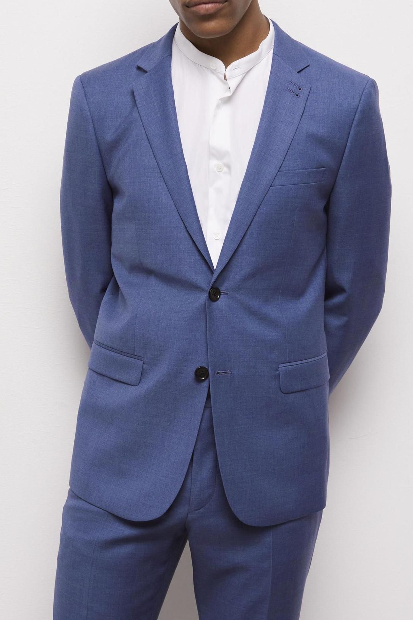 2-BUTTON SUIT JACKET BLUE 2