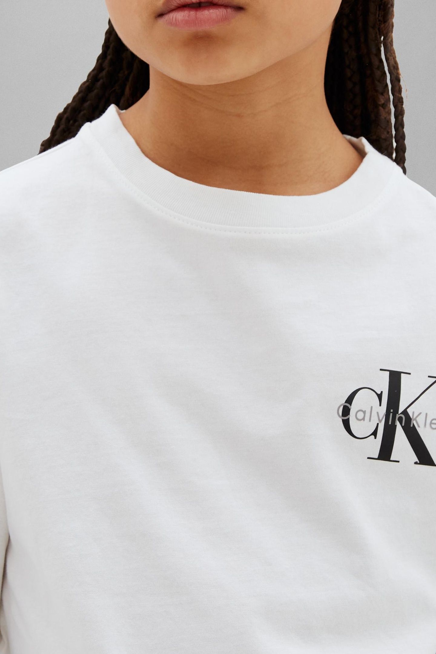 UNISEX SMALL CHEST MONOLOGO BRIGHT WHITE 6