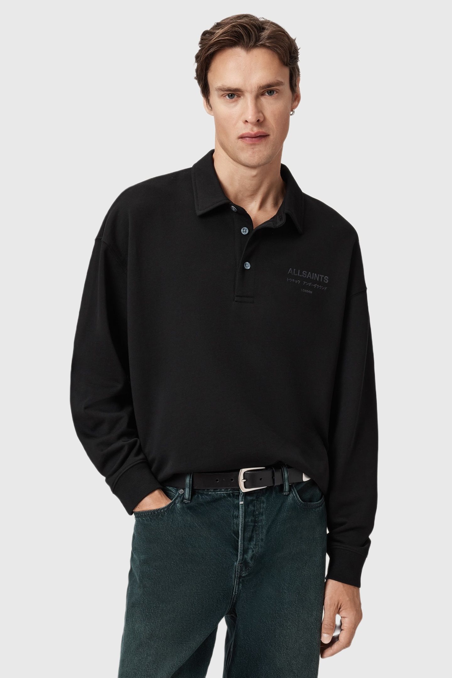 XANDER SWEAT POLO JET BLACK 3
