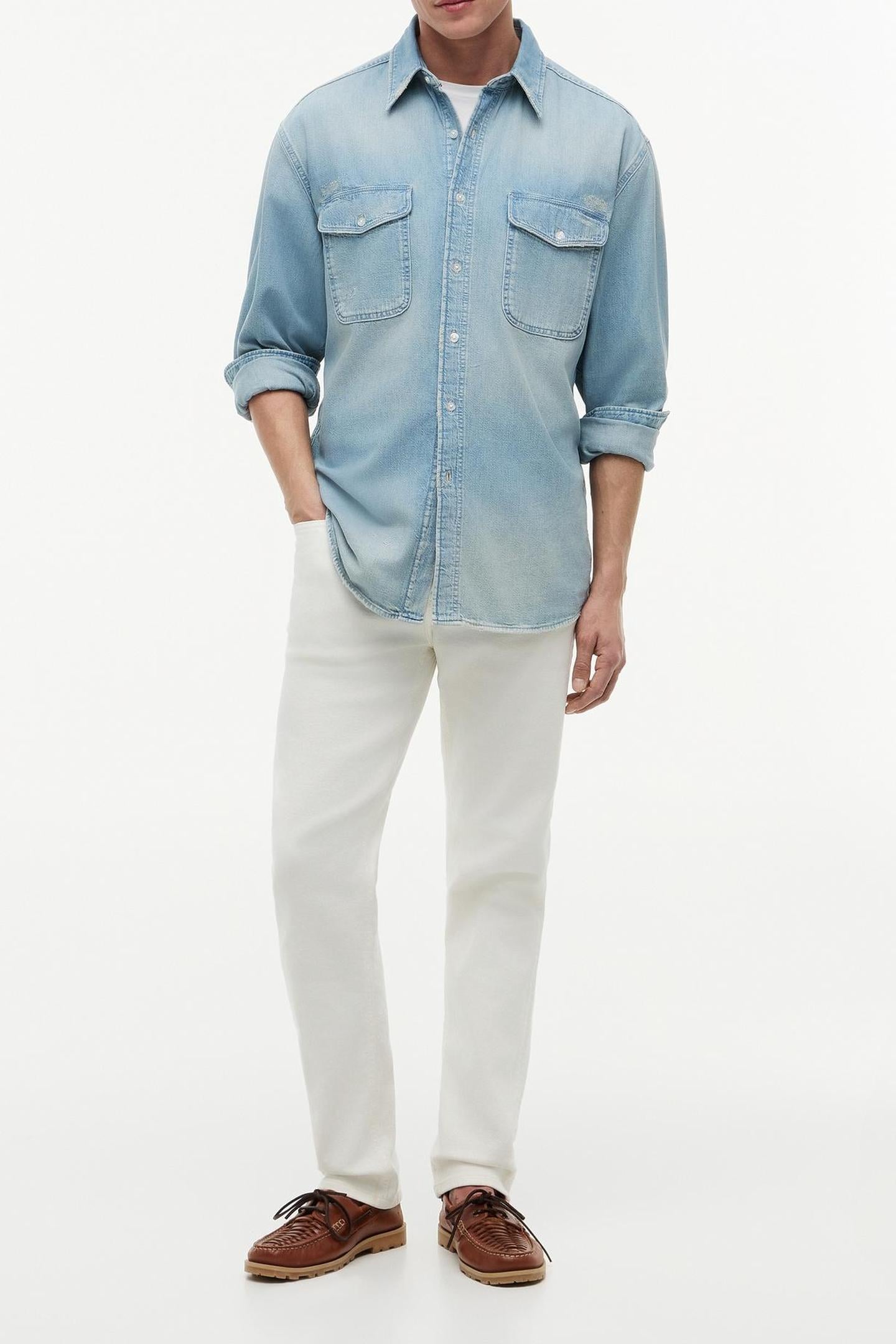 RELAXED SHIRT DUNE DUNE INDIGO 1