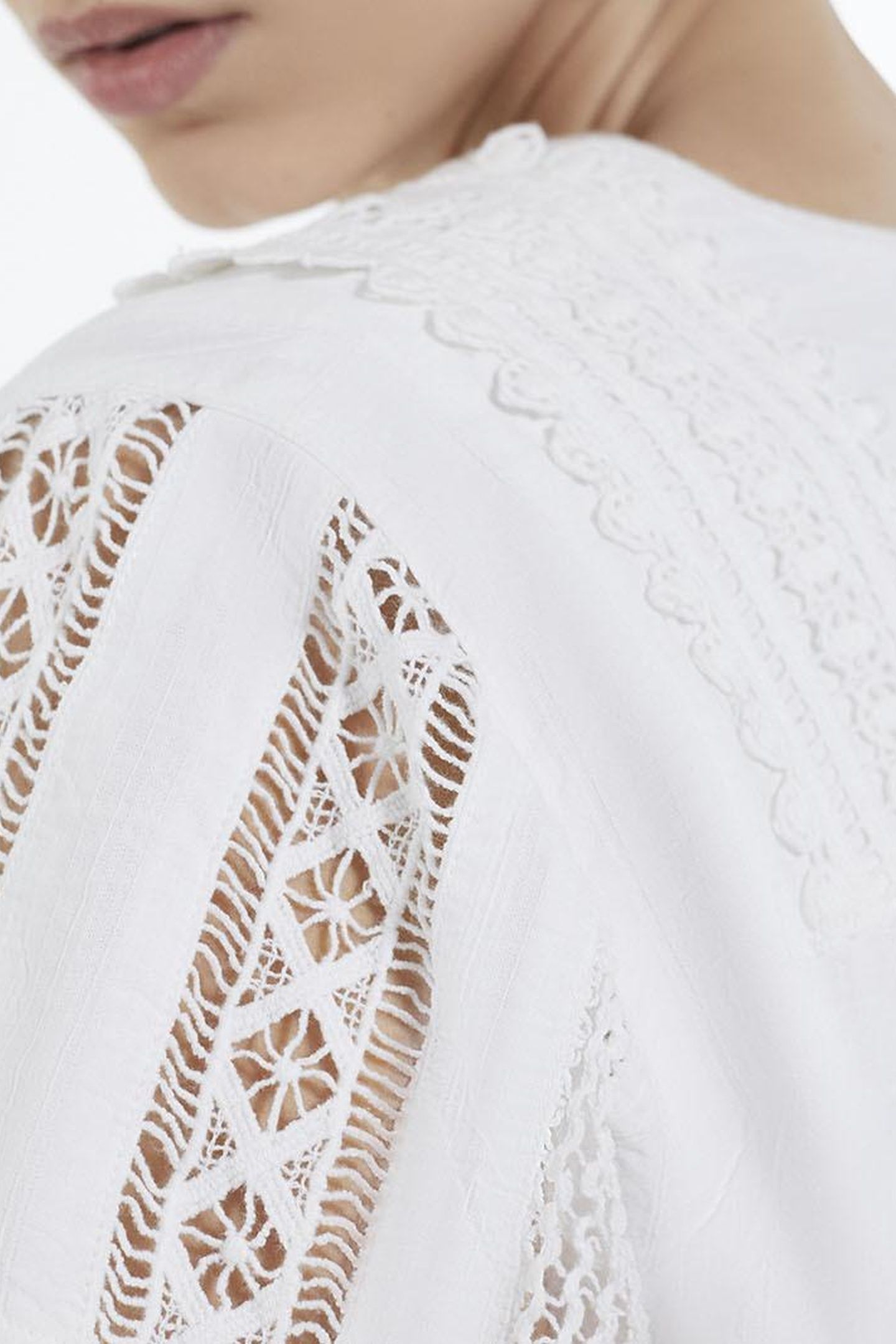 SHORT DRESS WITH FLIPPING SLEEVES OFF WHITE 6