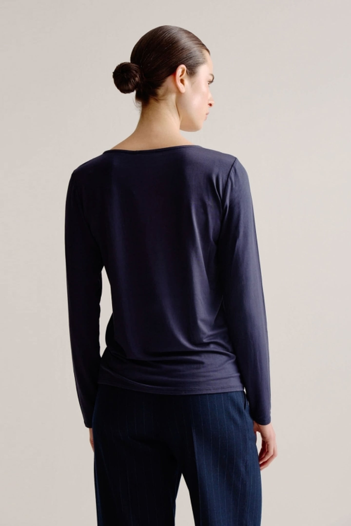 ALINE T-SHIRT SOLID NAVY 4