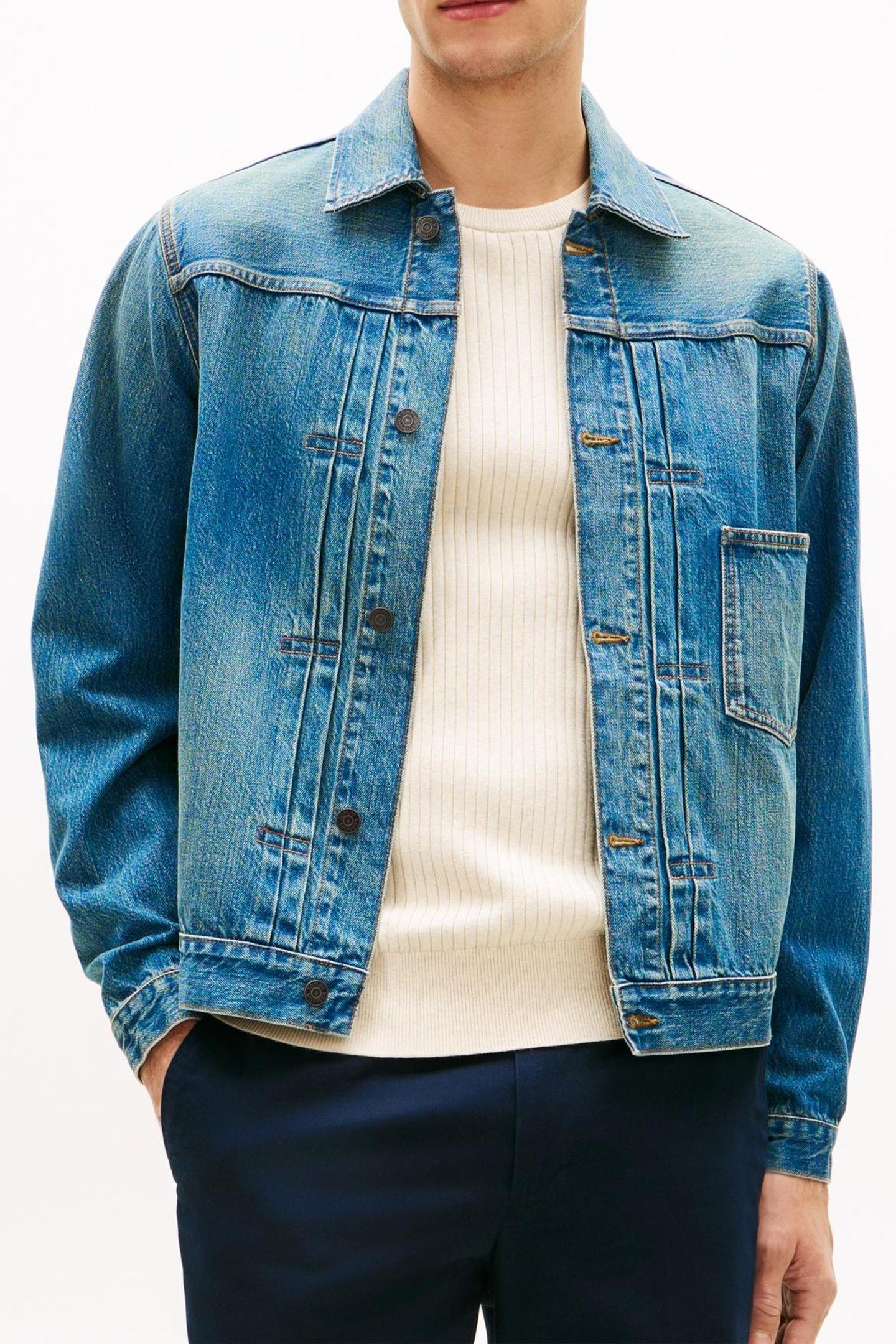 TRUCKER JACKET TYPE 1 MARIO BLUE 1