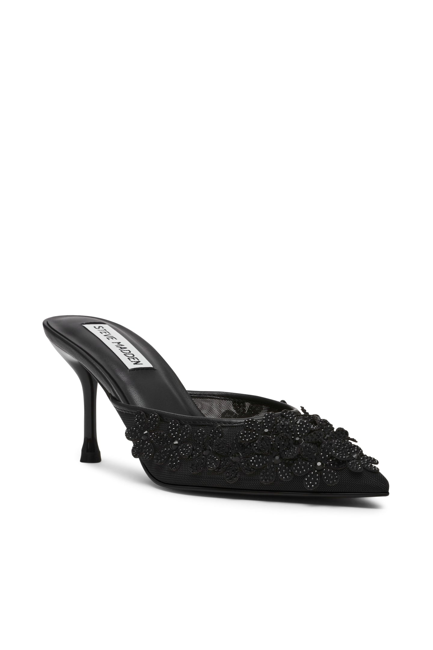SEHARA MULES BLACK MESH 1