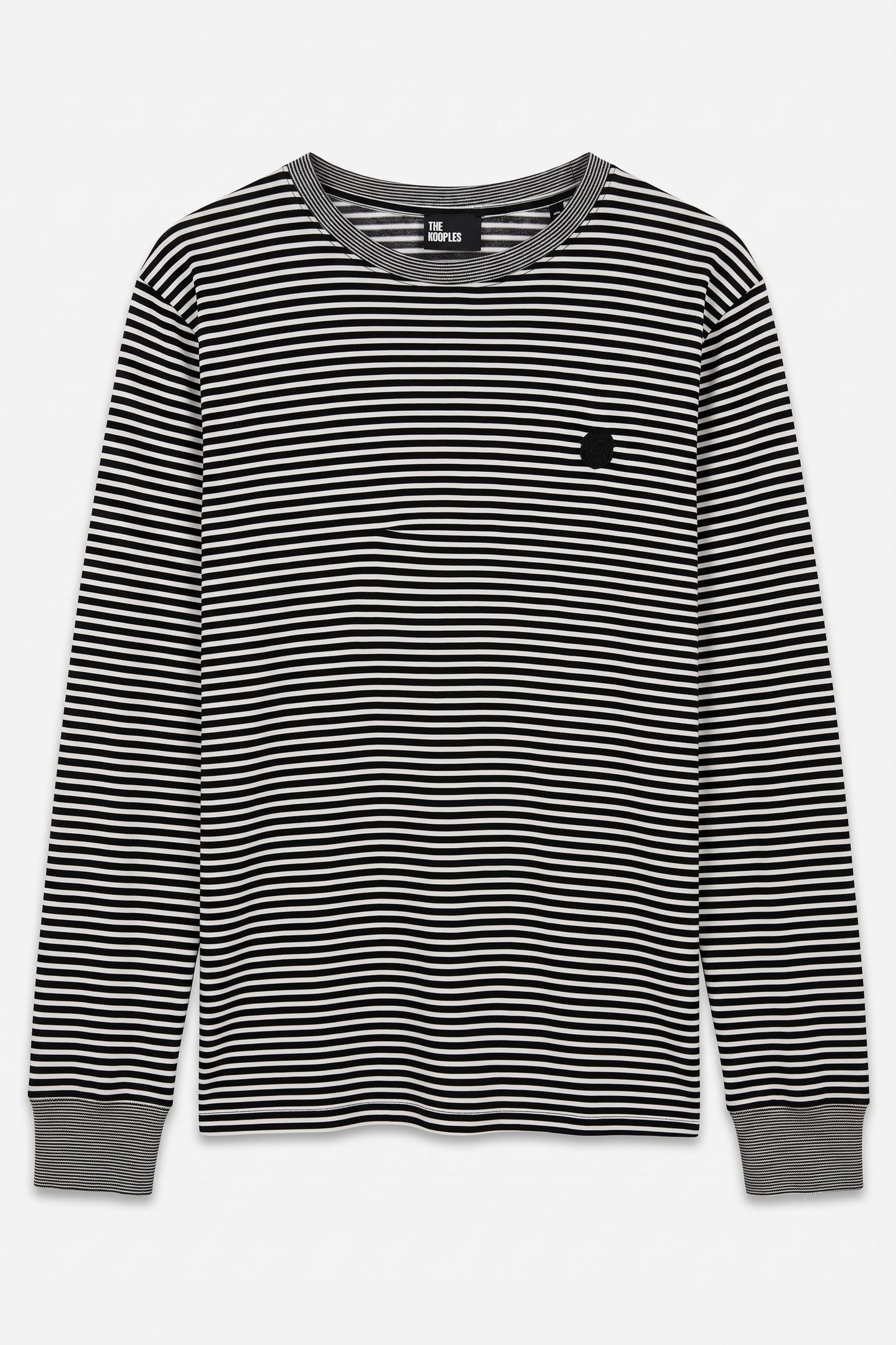 LONG-SLEEVED STRIPED T-SHIRT BLACK / WHITE 3