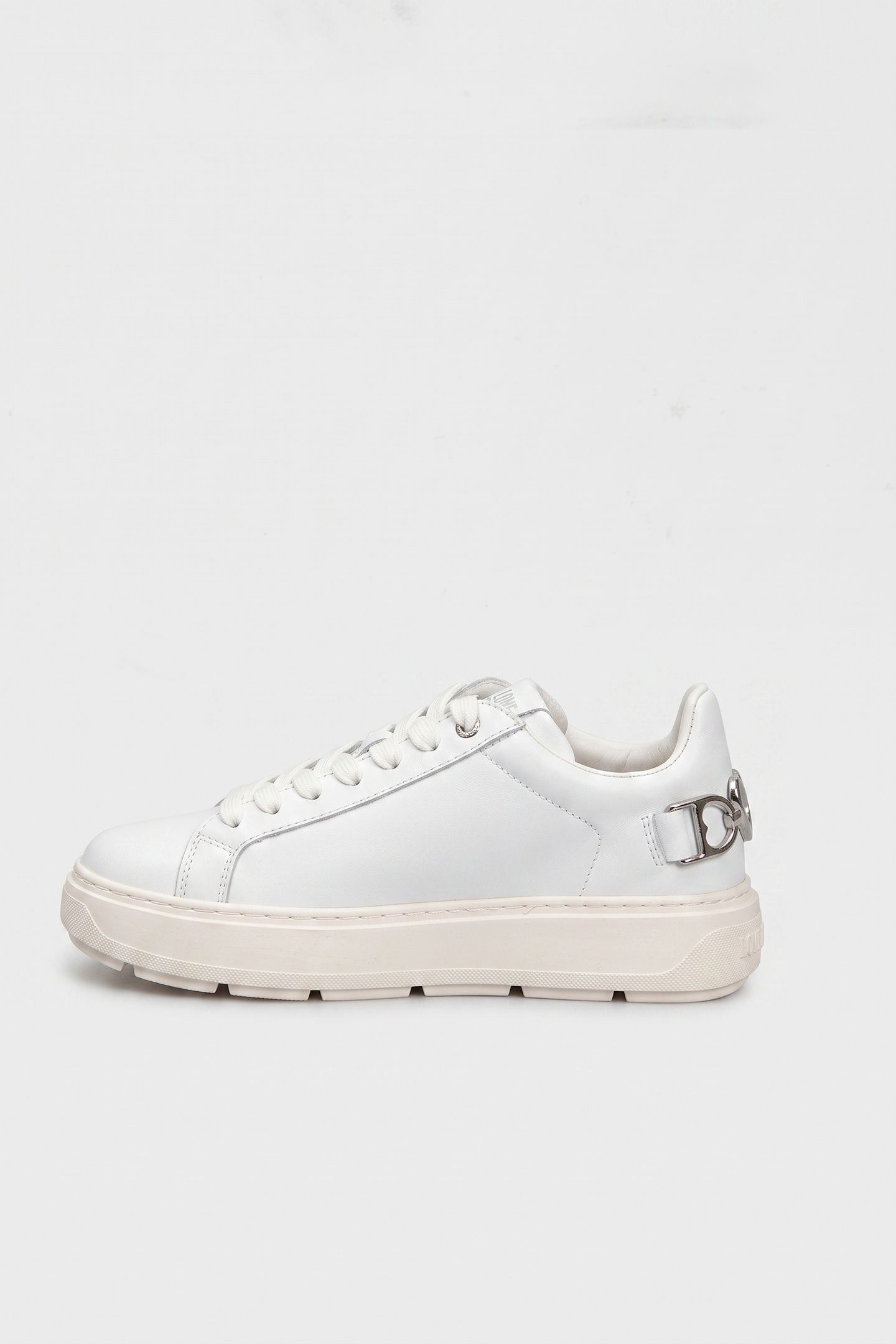 BOLD LOVE CALFSKIN SNEAKERS WHITE 2