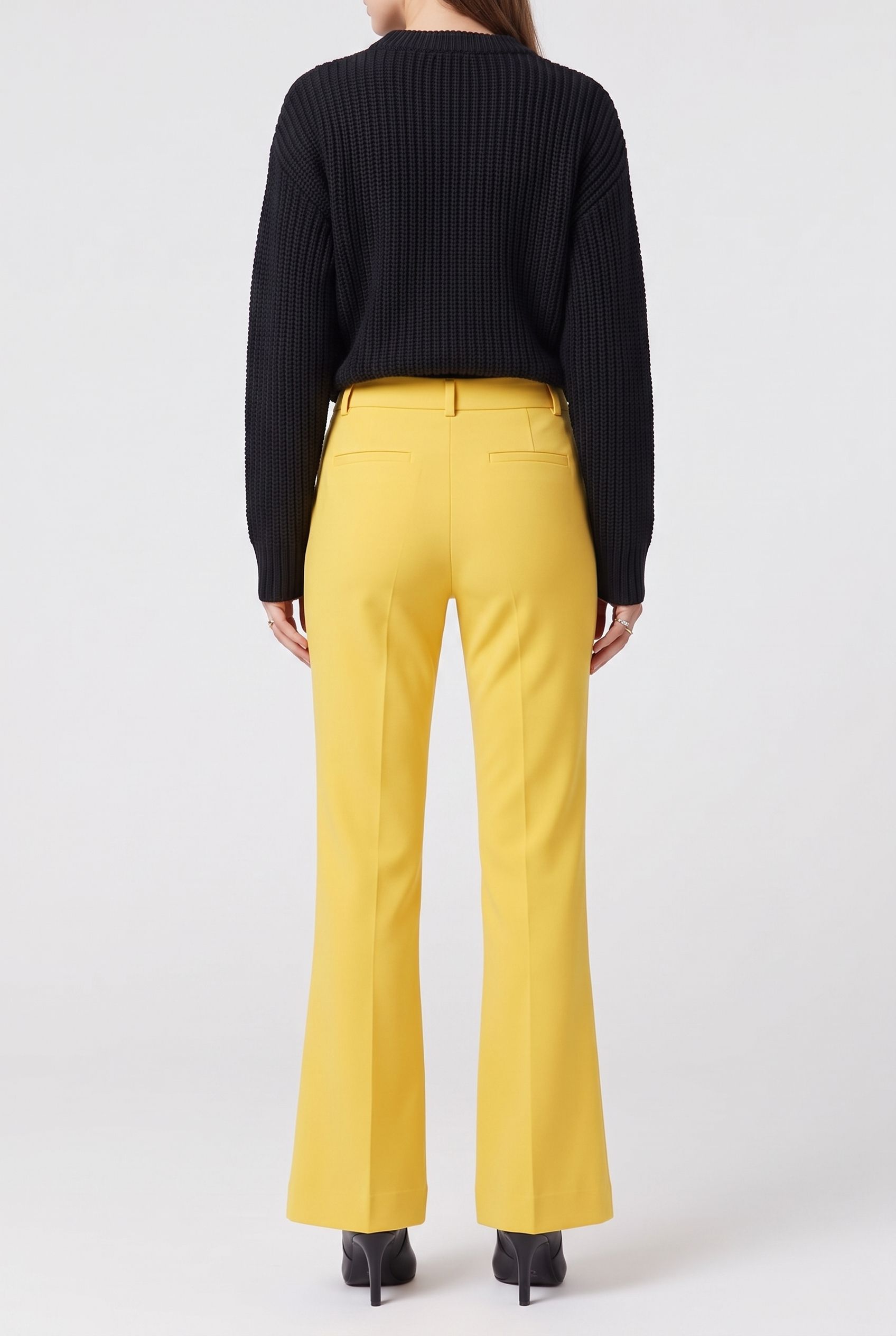 FLAIR BONDED TROUSERS GOLDEN YELLOW 2