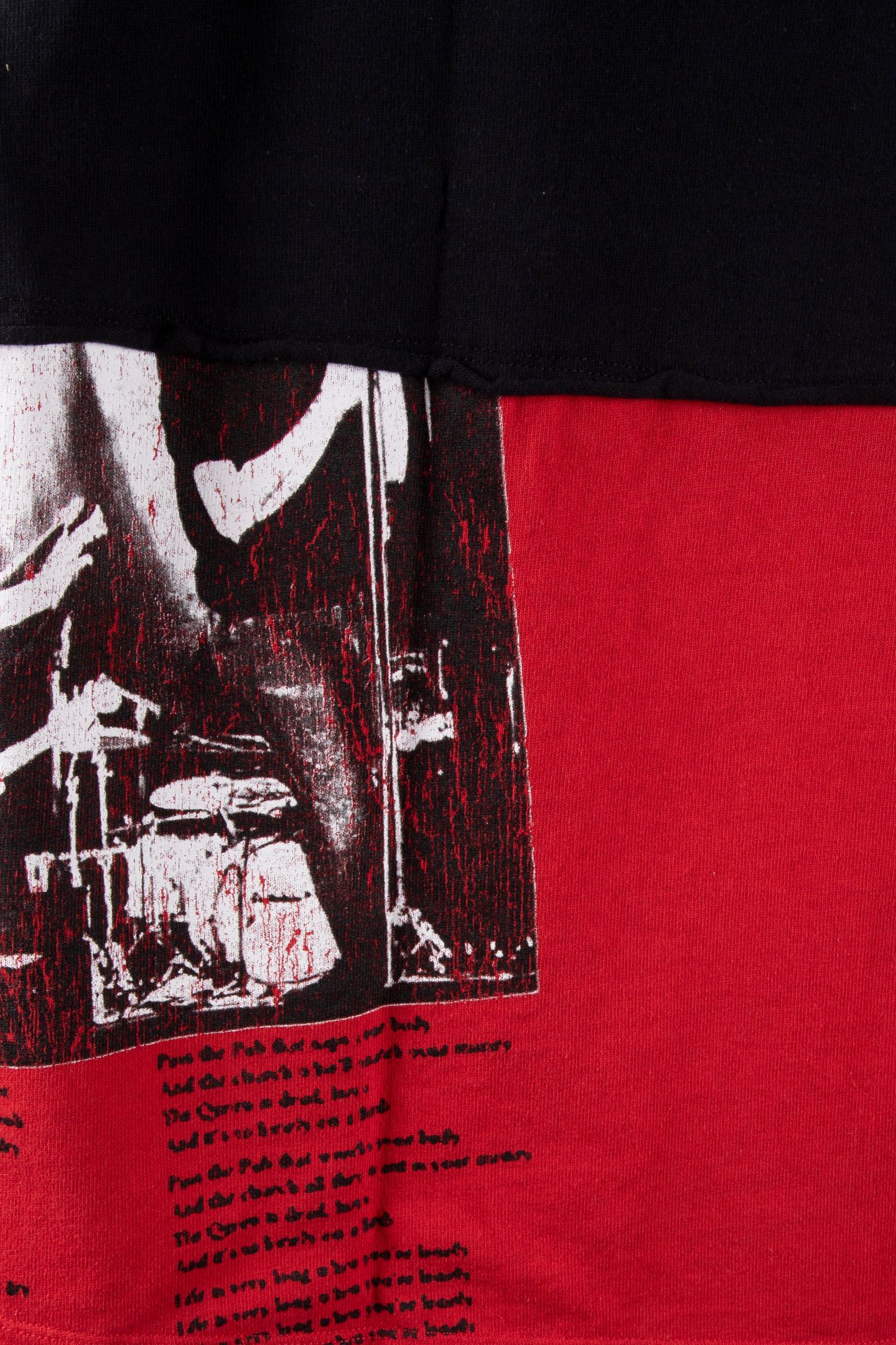 SHORT-SLEEVED T-SHIRT WITH PRINT ON THE FRONT BLACK WASHED 8