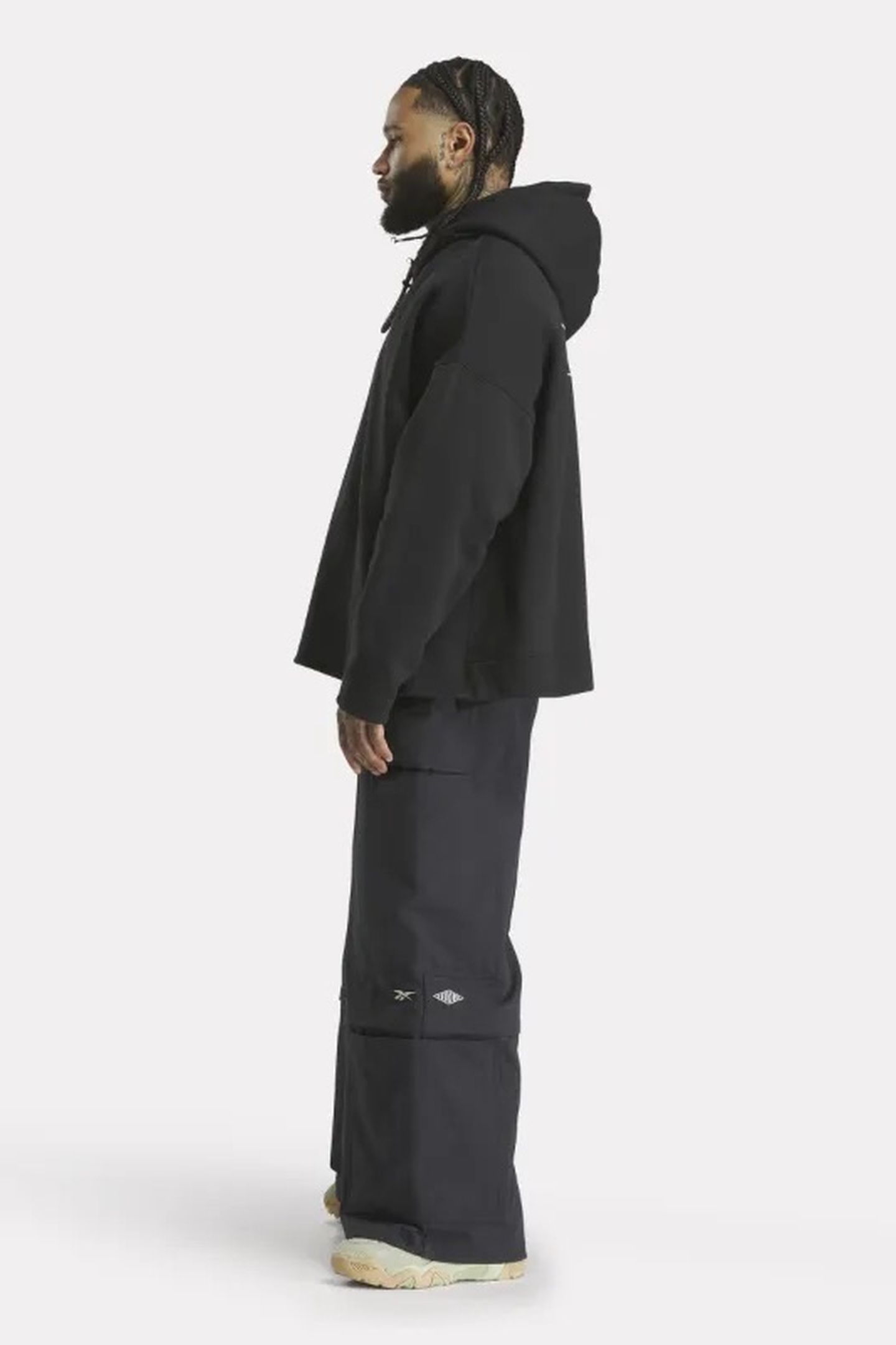 UNISEX RBK TOBE HOODIE BLACK 2