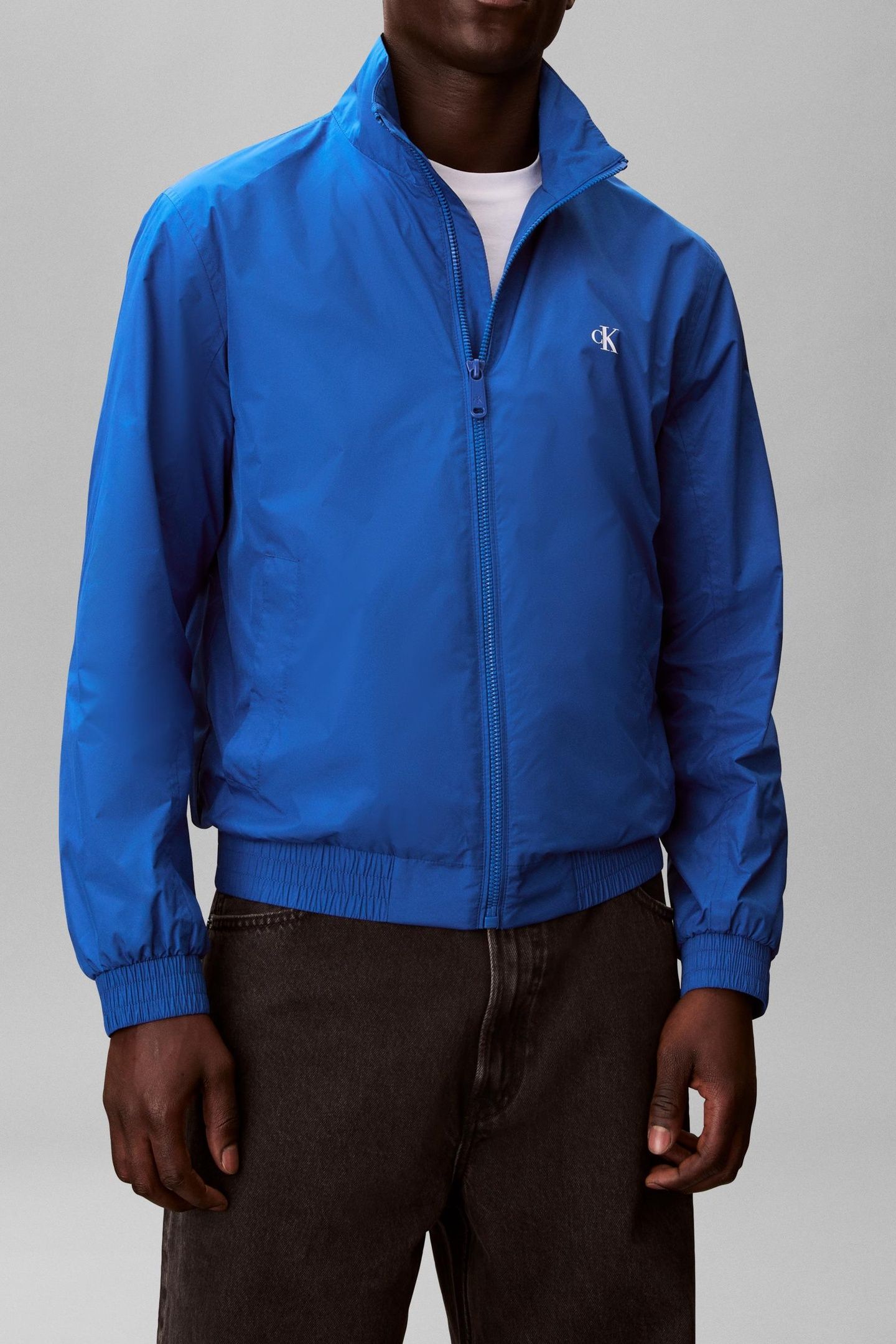 LONG SLEEVE UNFILLED NYLON HARRINGTON CLASSIC BLUE 3