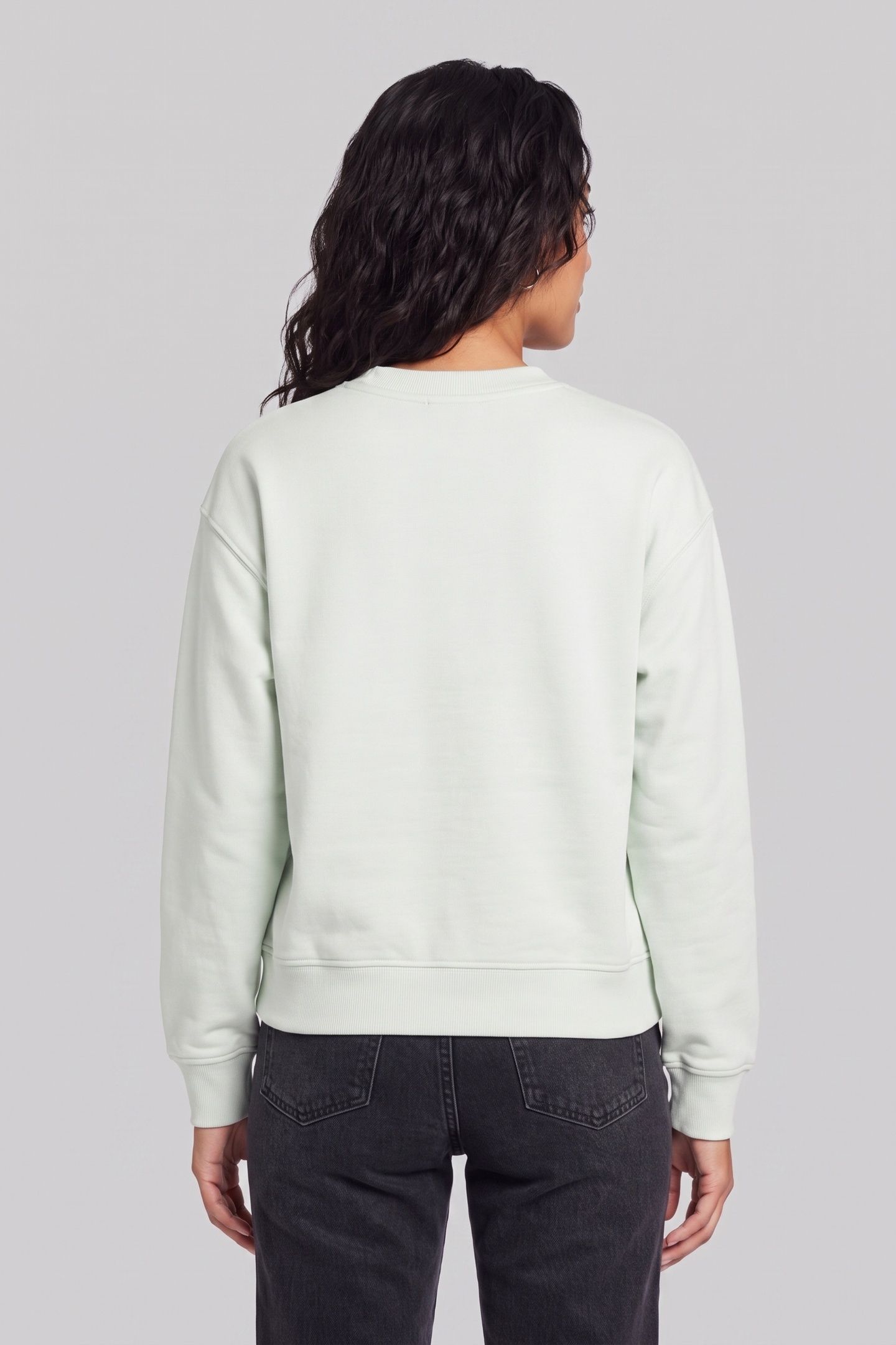 LONG SLEEVE FRENCH TERRY MONOGRAM PHANTOM GREEN 2