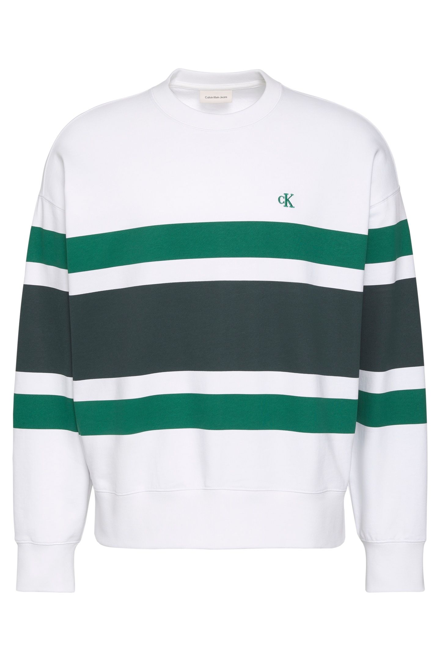 LONG SLEEVE PREMIUM TERRY BLOCK BRIGHT WHITE 4