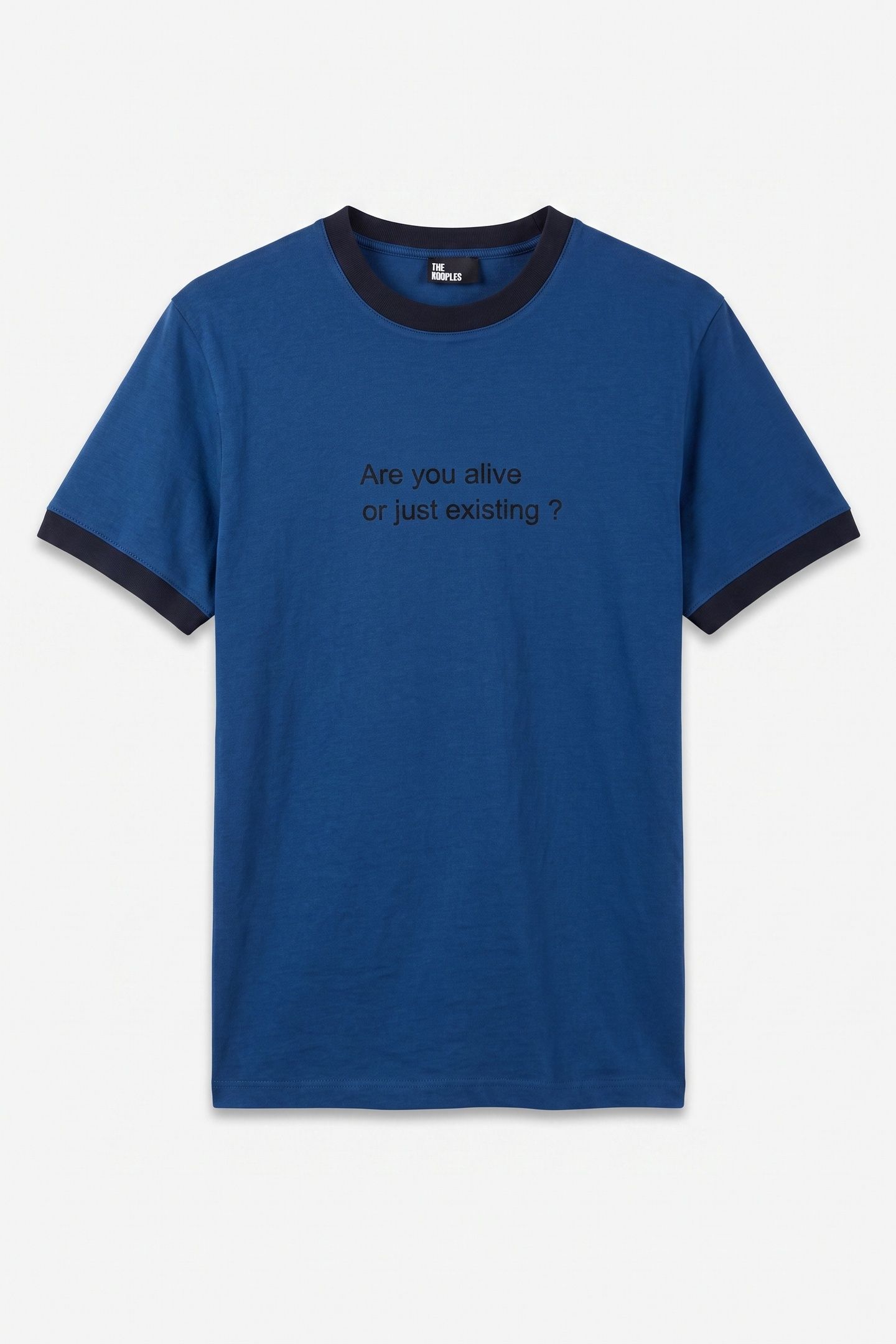 SHORT-SLEEVED T-SHIRT WITH PRINT ON THE FRONT BLUE BRUT 5