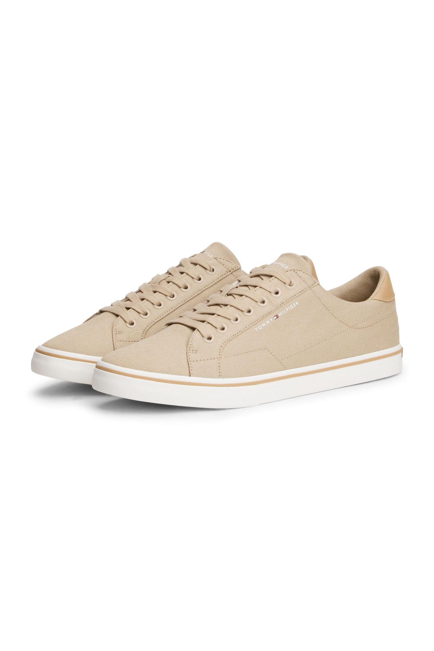 CANVAS EMBOSSED TRAINERS SANDALWOOD 3