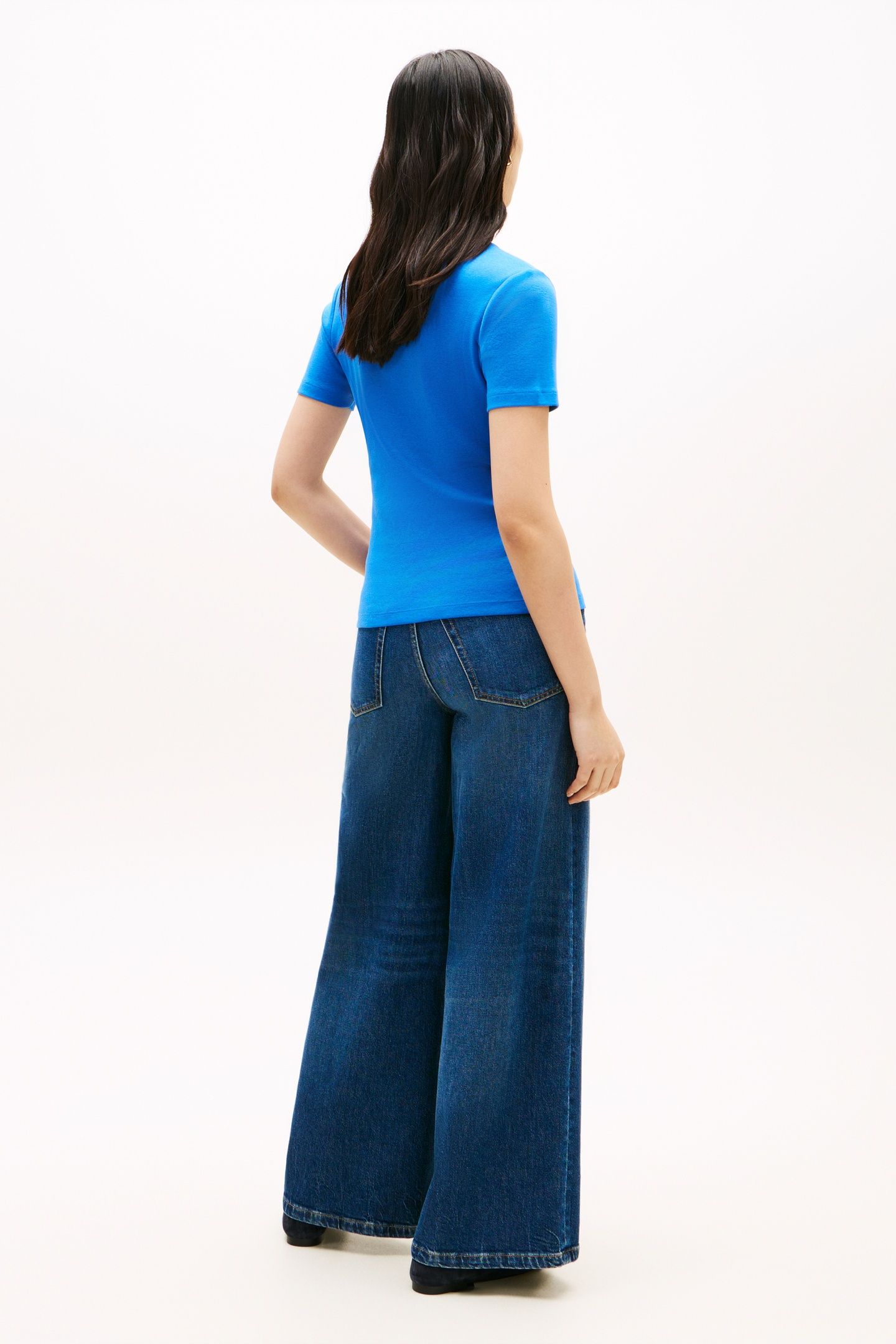 SLIM CODY V-NECK SS BLUE ORBIT 3