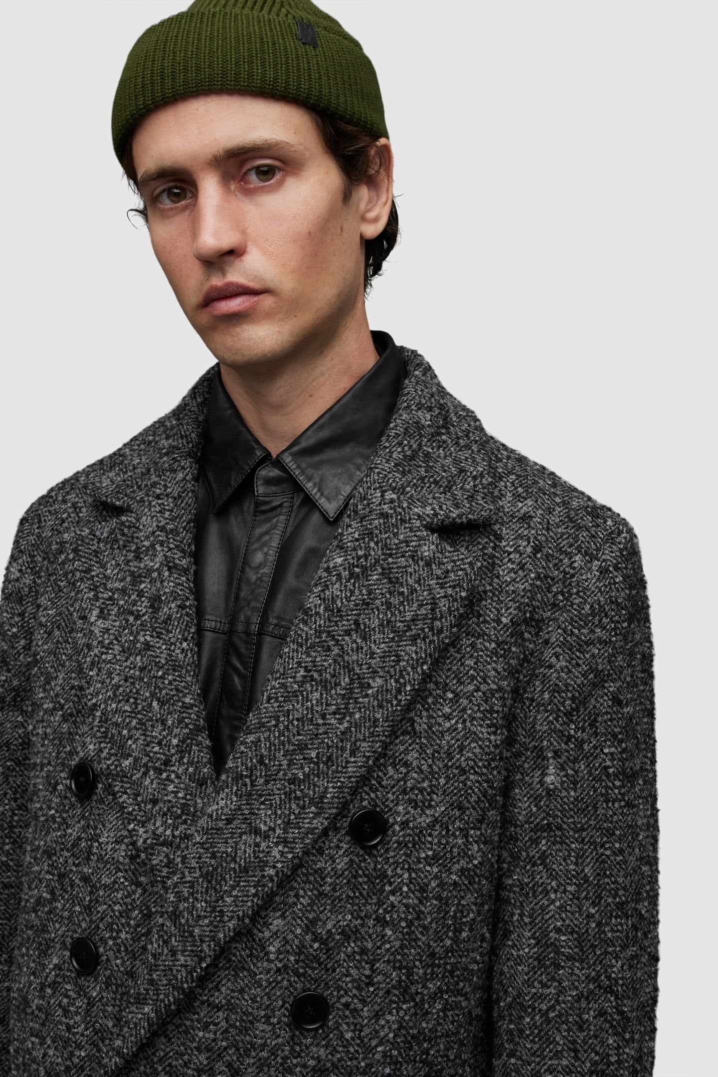 KEEGAN COAT BLACK/WHITE 4