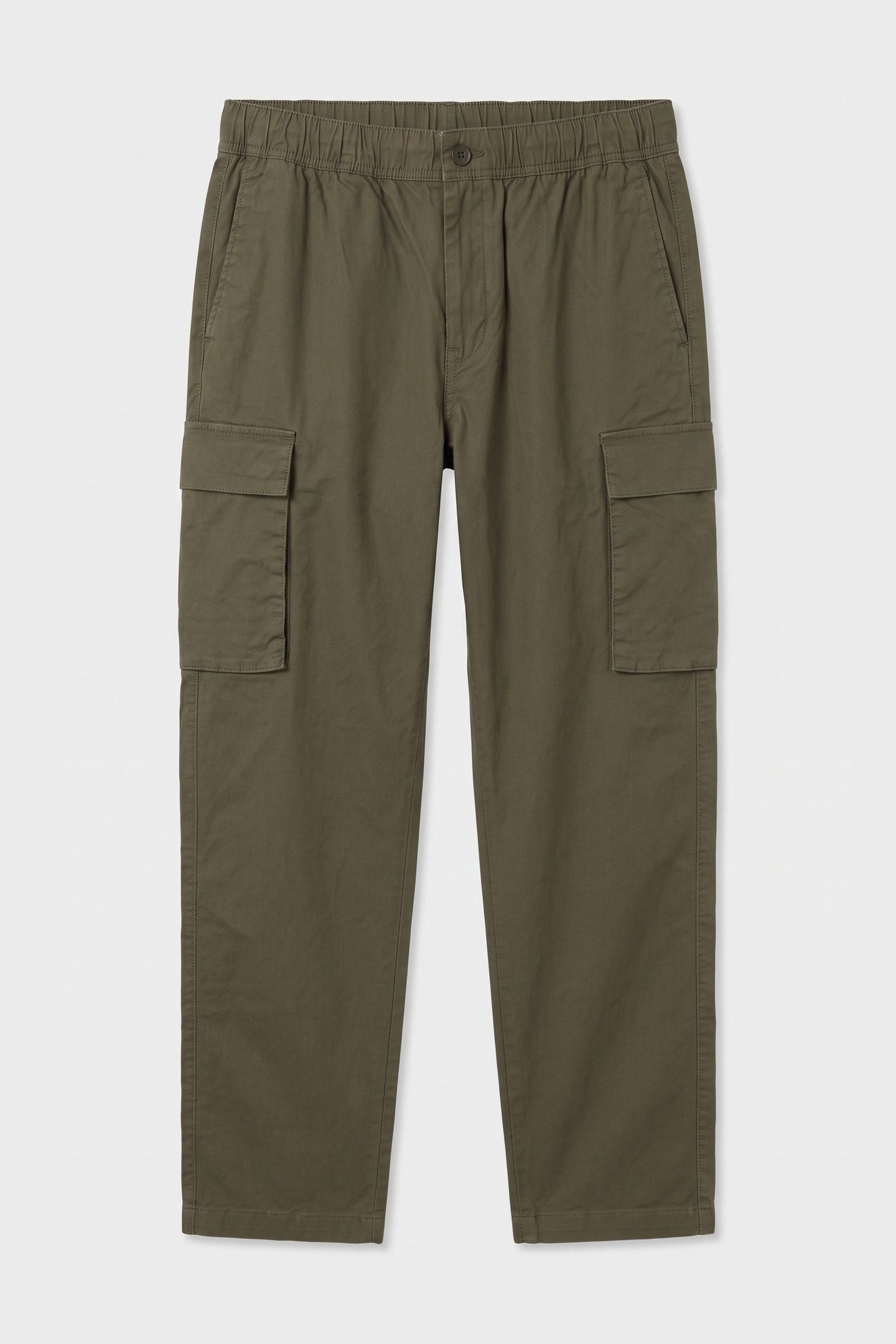 COTTON PULL ON STRAIGHT PANTS FATIGUE 3