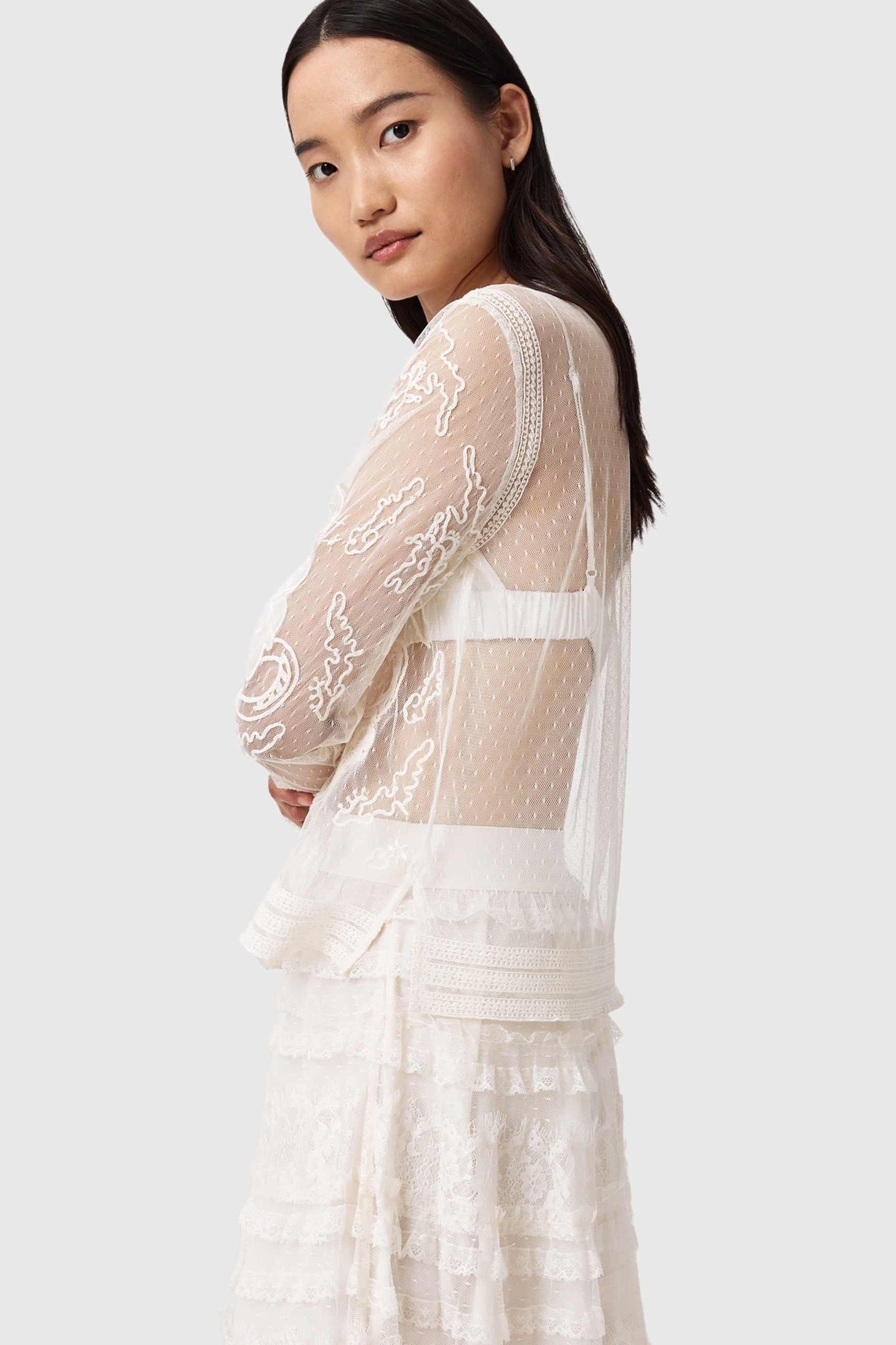 ARLEA EMB TOP VINTAGE WHITE 5