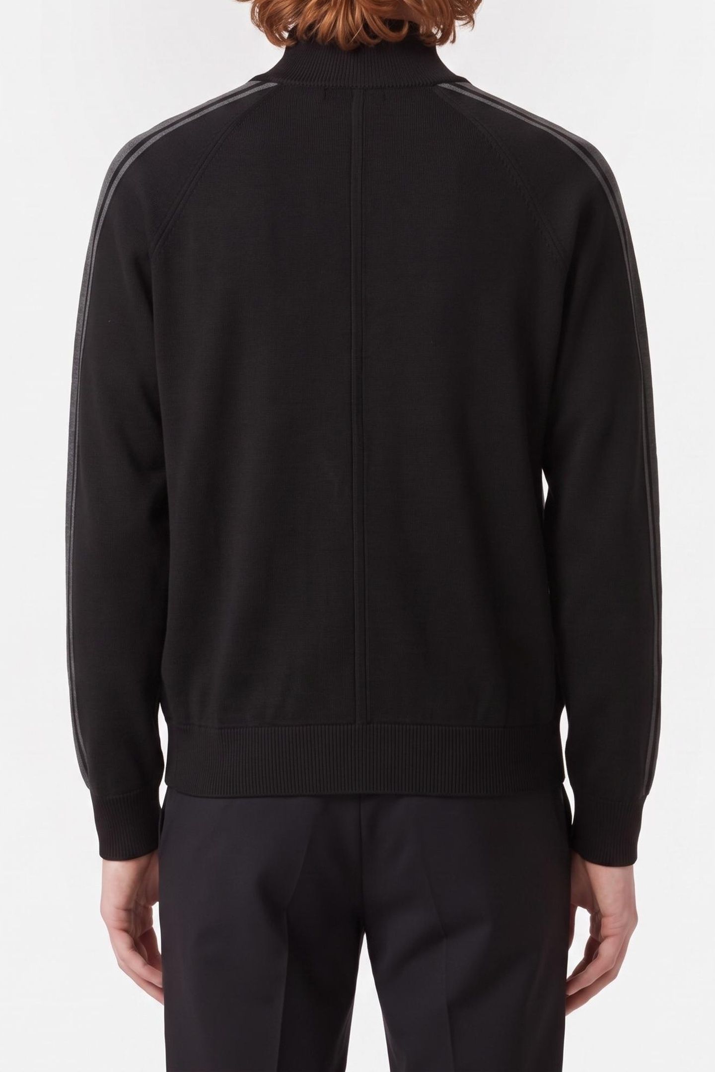 LS TECH KNIT TRACK JACKET BLACK 2