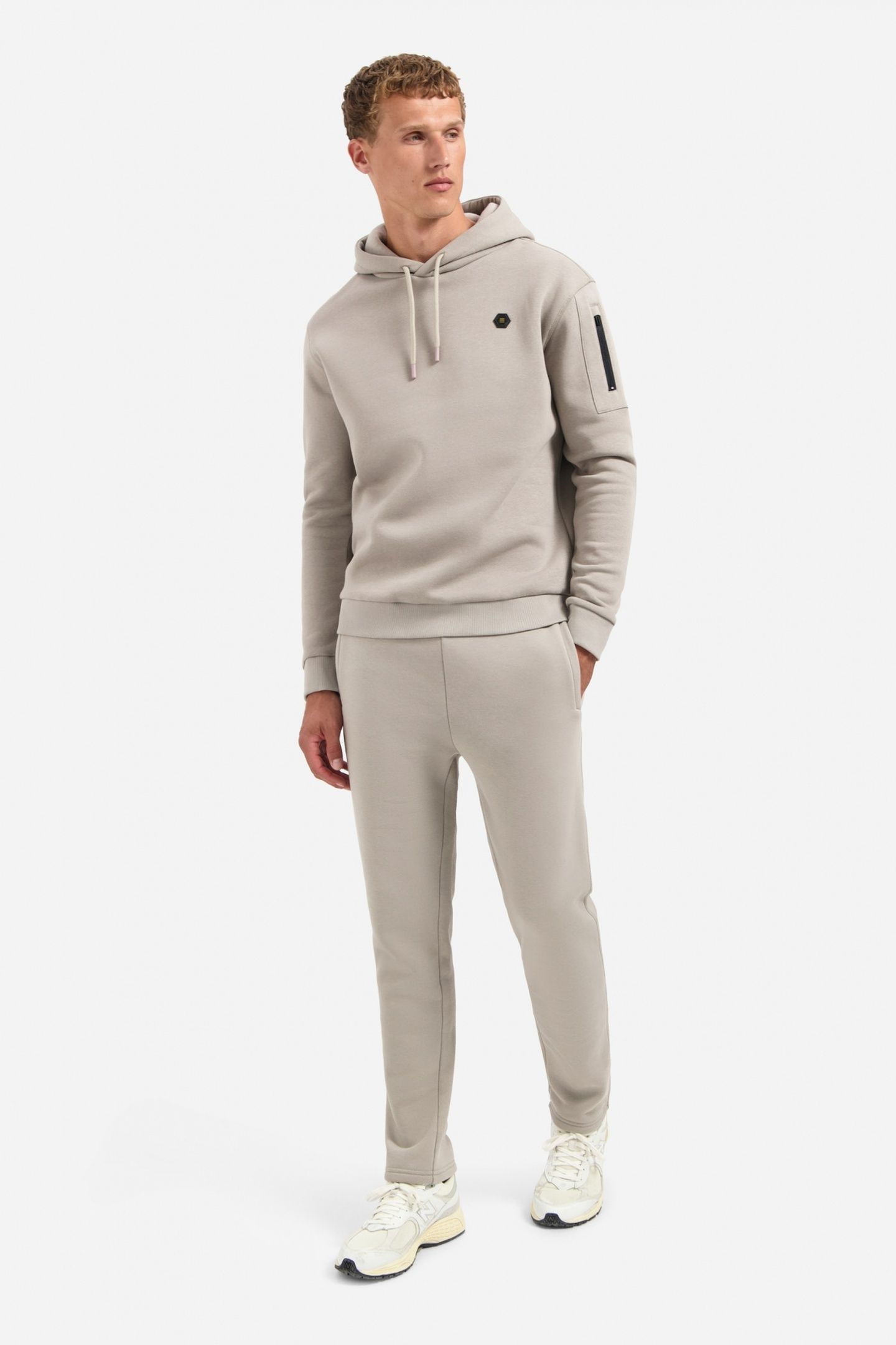 PANTS RELAX FIT BRUSHED INSIDE CLAY 2