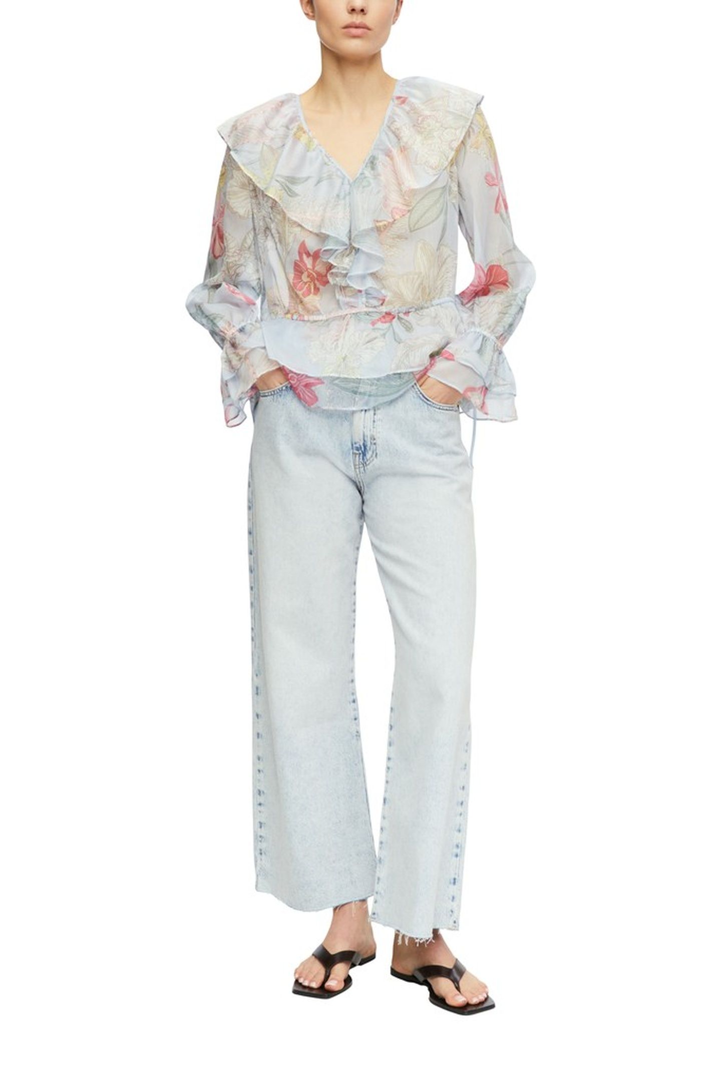 COMMA BLOUSES BLUE 3