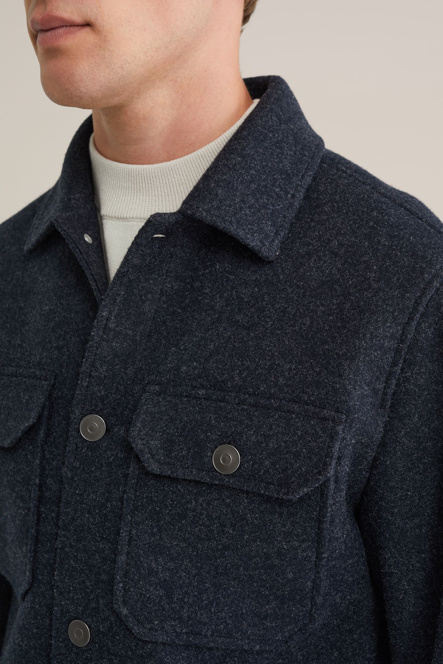 JACKET NORMAL LENGTH NAVY BLUE 5