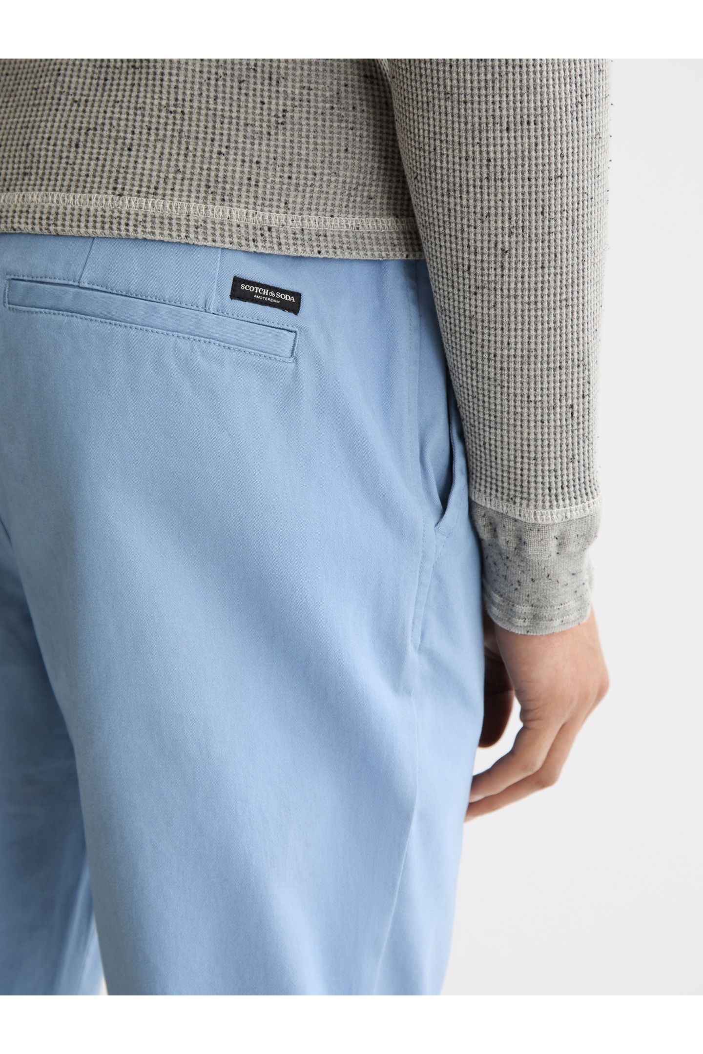 SEASONAL CORE - STUART - SLIM-FIT WASHED COTTON BLEND CHINO  4