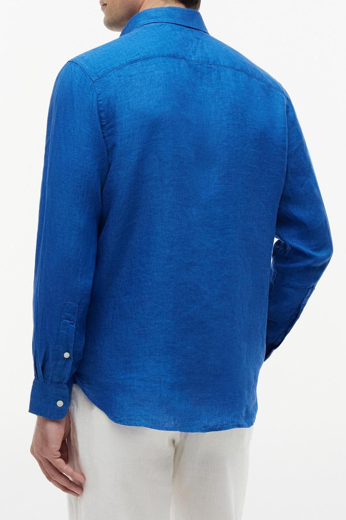 PIGMENT DYED LINEN BLUE ORBIT 2