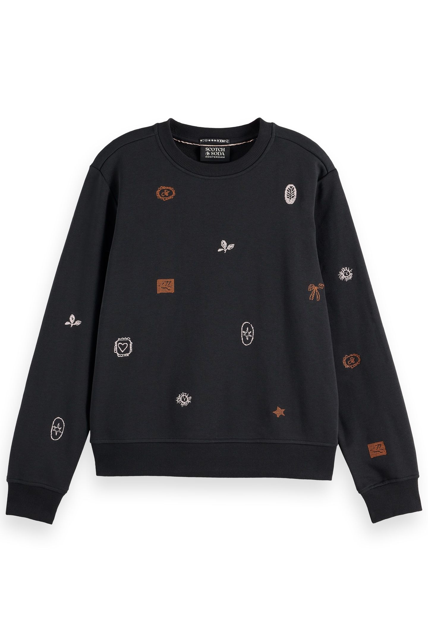 MINI EMBROIDERY REGULAR FIT SWEATSHIRT METEORITE 3