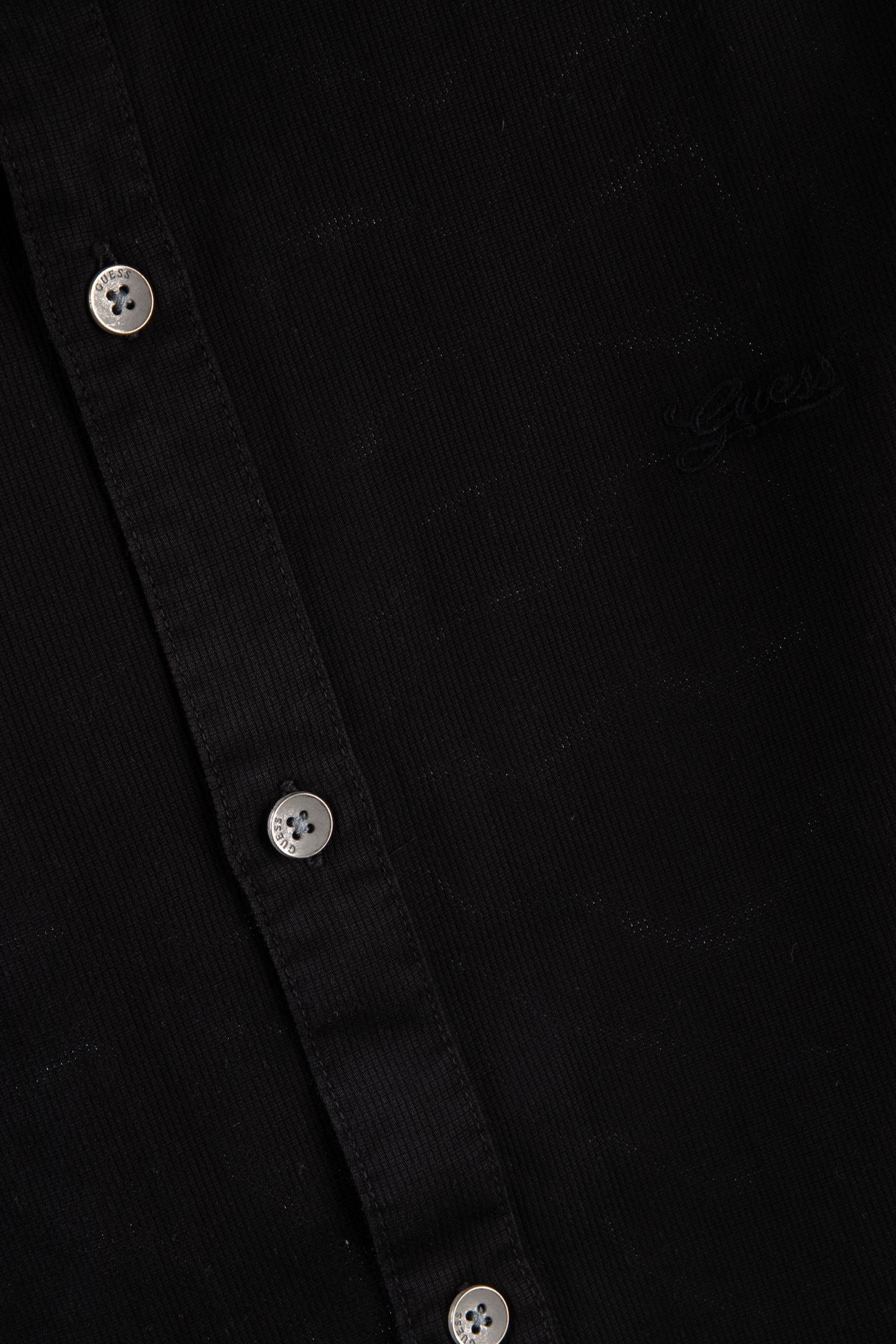 GUESS ECO LS SUNSET SHIRT JET BLACK A996 4