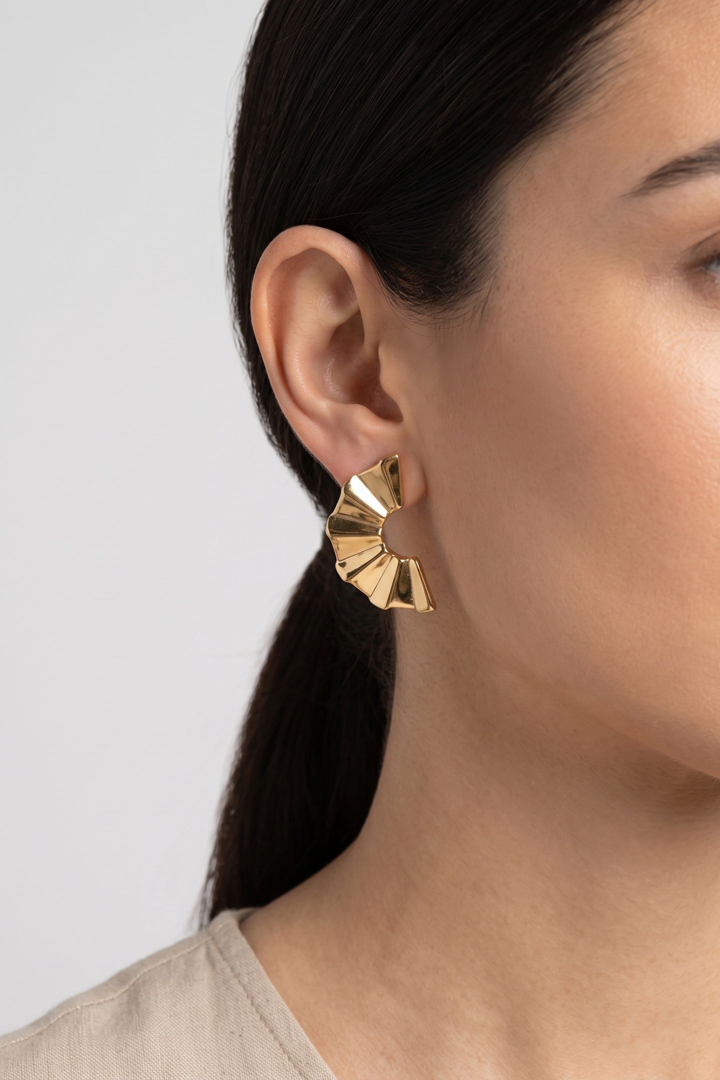 FAN OHRRINGE GOLD 1