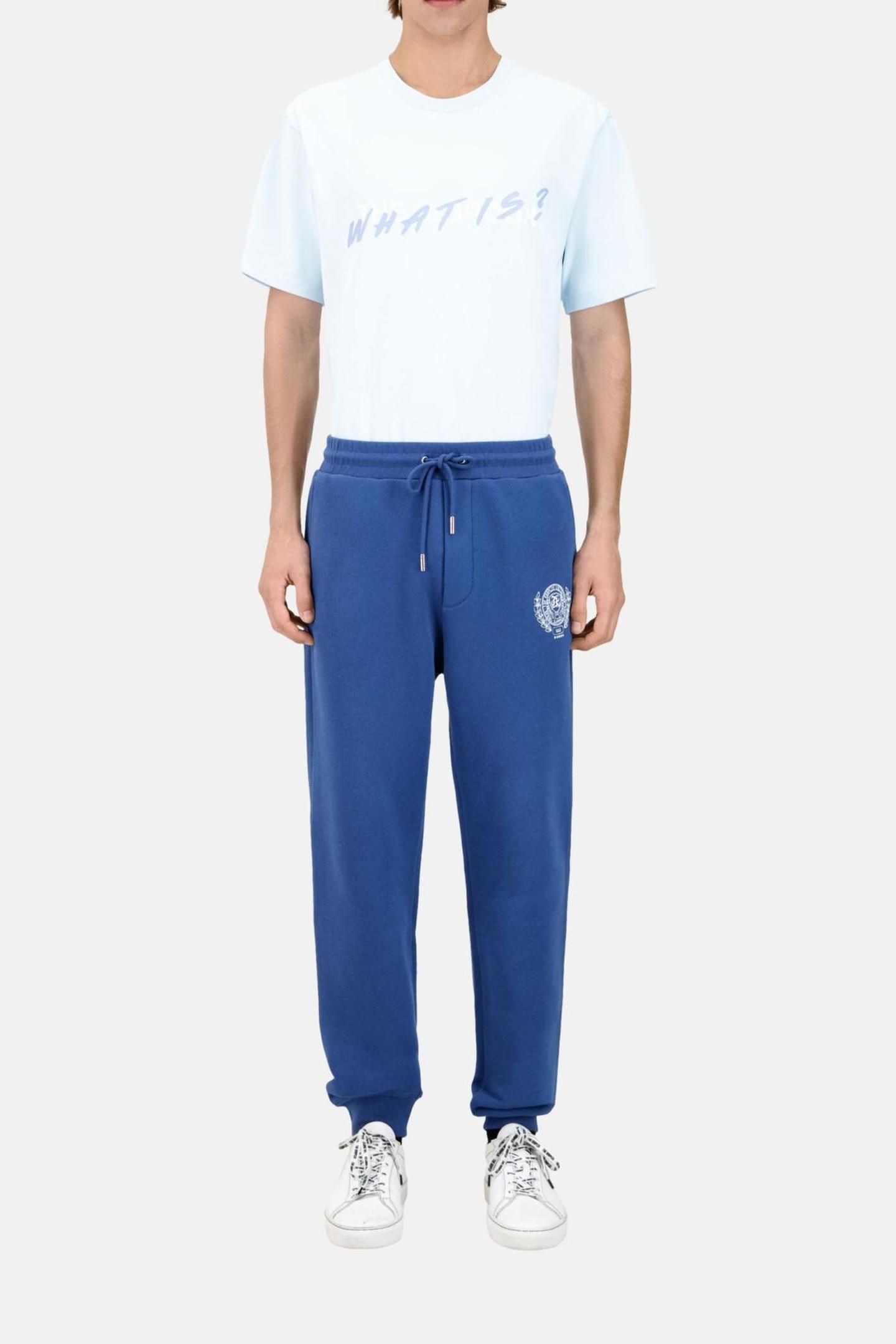 JOGGING SHORTS WITH PRINTED TK LOGO MIDDLE NAVY 1