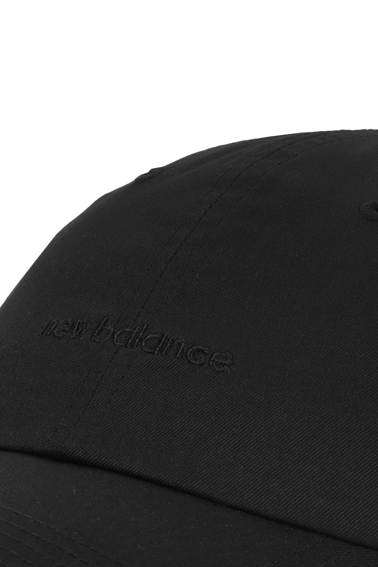 WOMEN'S 6 PANEL LINEAR LOGO HA BLACK 3