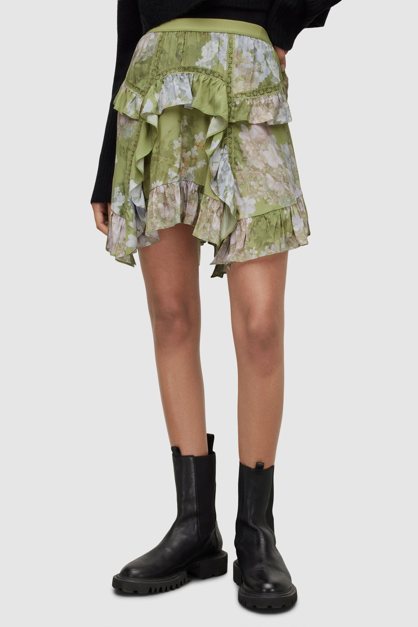 REESE VENETIA SKIRT SPRING GREEN 2