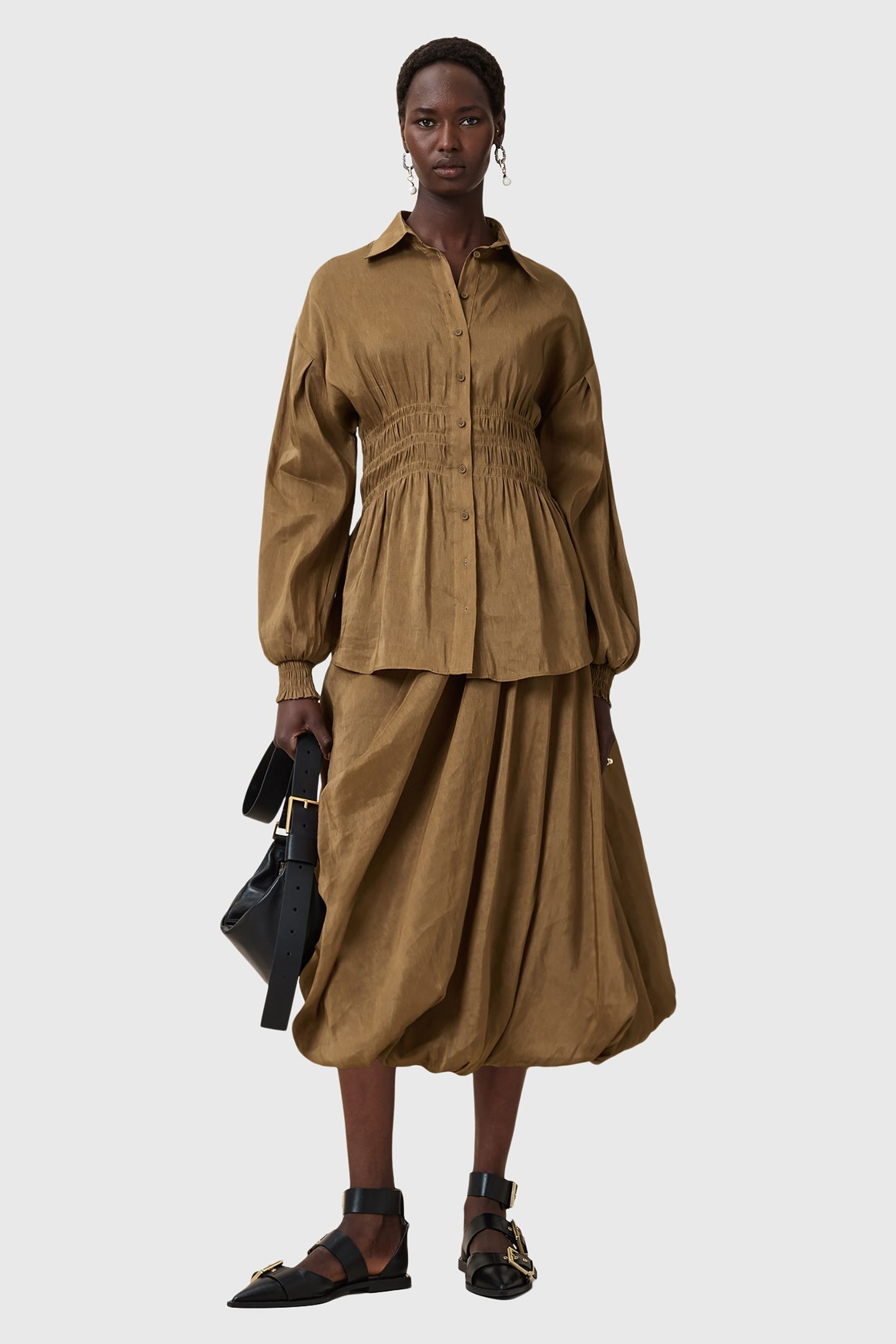 NIA SKIRT BREEN BROWN 2