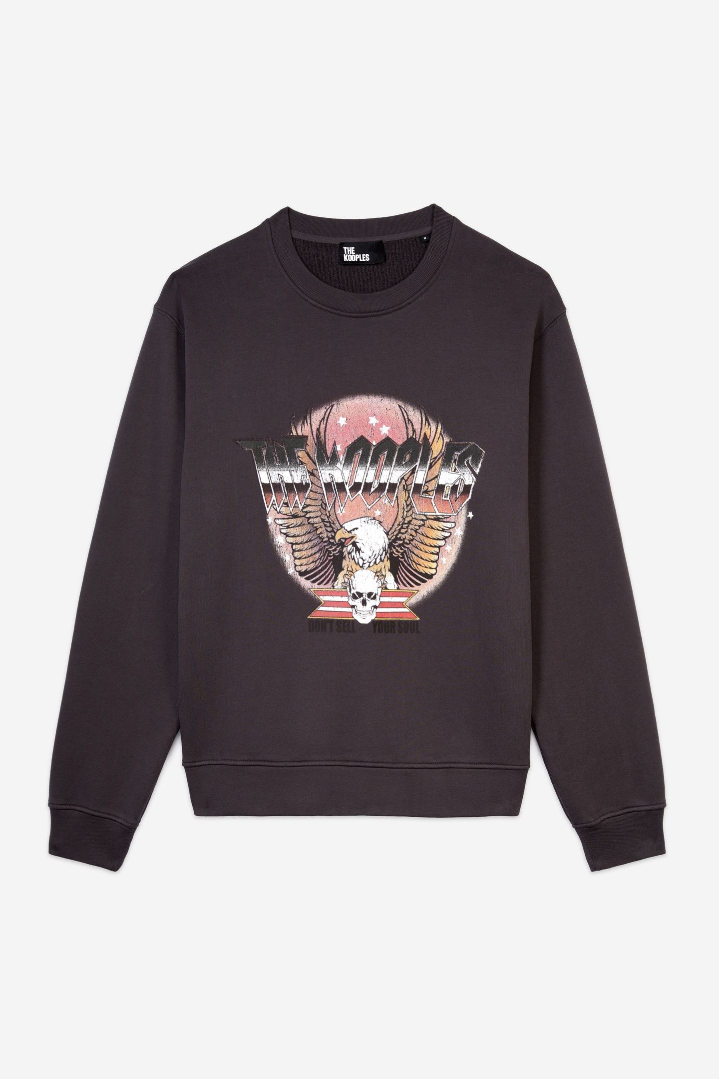 SWEATSHIRT WITH EAGLE PRINT CARBONE 4