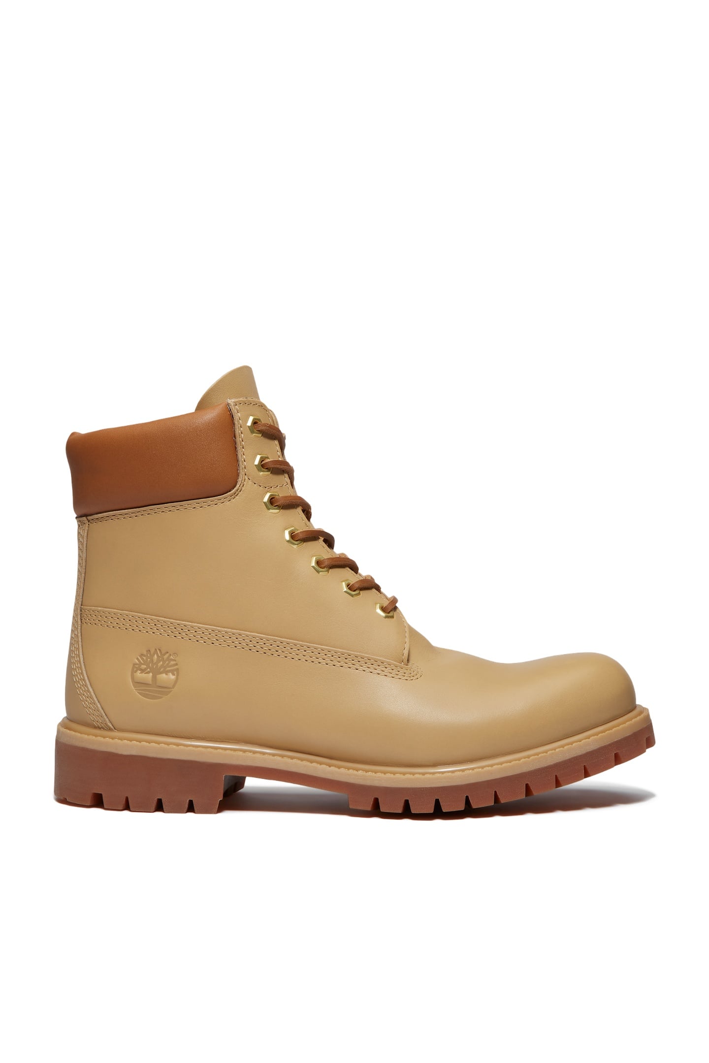 PREMIUM 6 INCH LACE UP WATERPROOF BOOT MEDIUM BEIGE FULL GRA 1