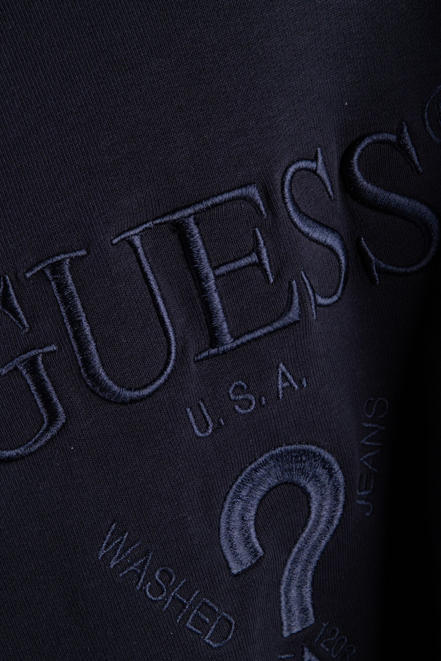 GUESS ECO BEAU CN SWEATSHIRT SMART BLUE 4