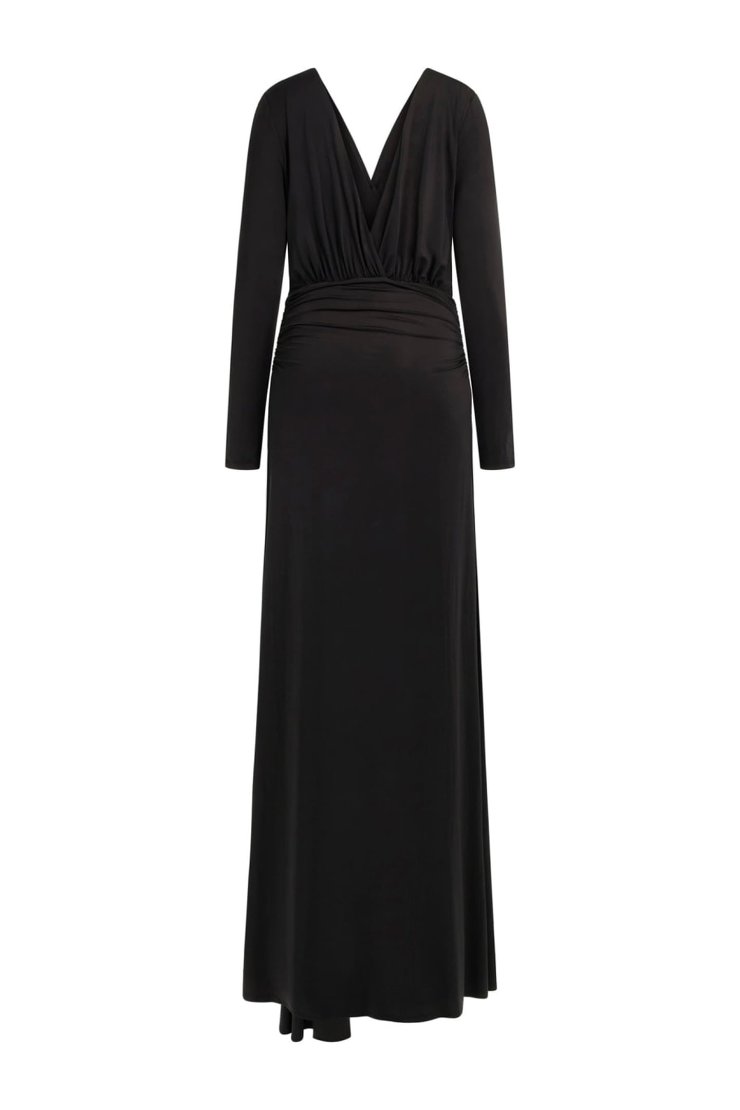 OLIVIA V NECK LS DRE JET BLACK A996 1