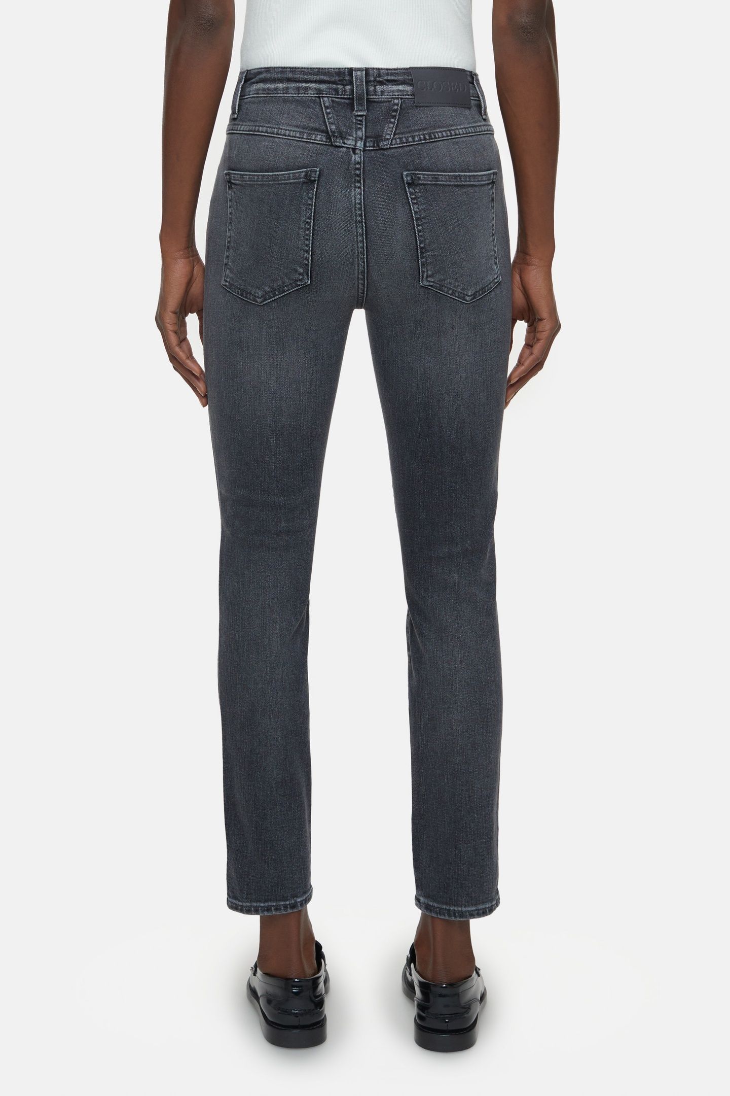 SKINNY PUSHER JEANS MID GREY 3