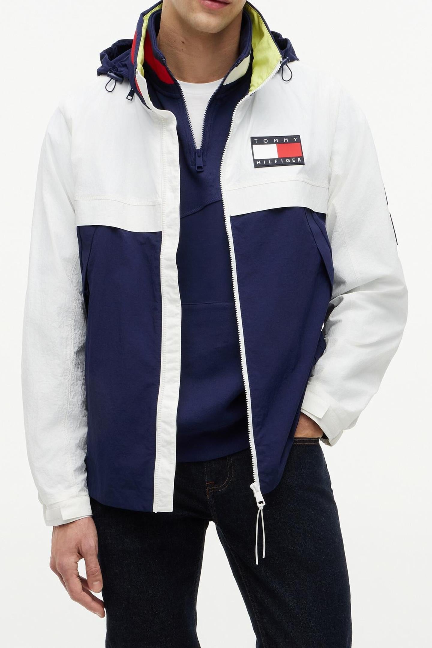 UNISEX US COLORBLOCK ECRU/YALE NAVY 3